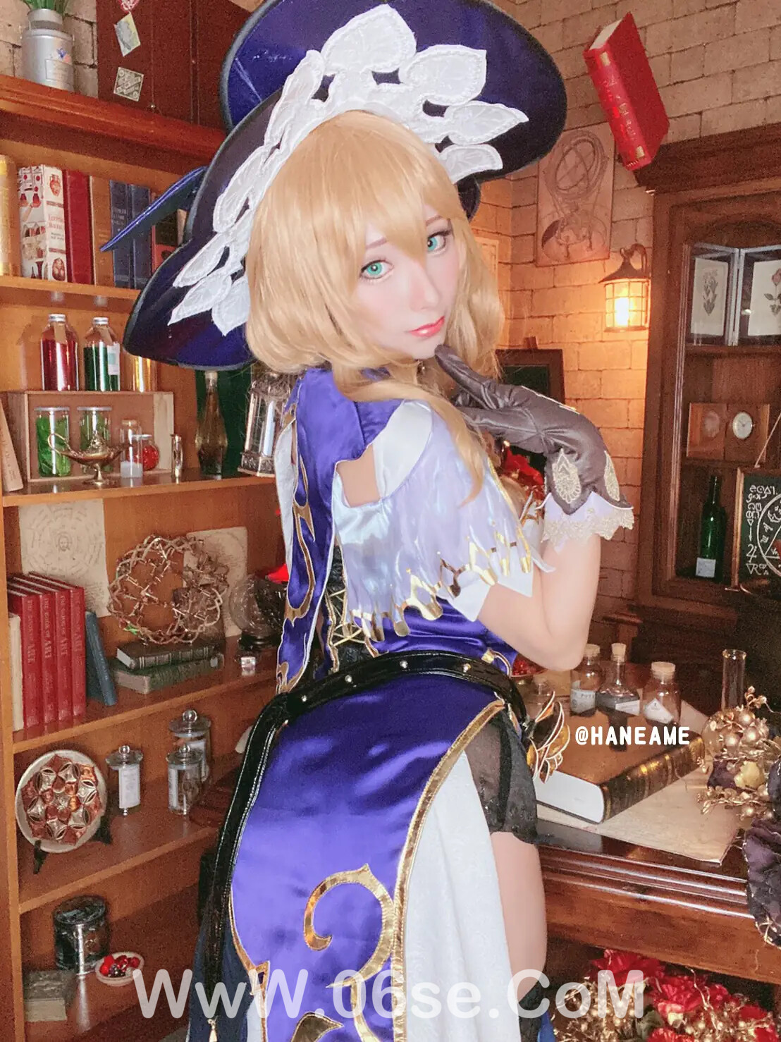 图片[12]-雨波_haneame_原神丽莎 性感内衣-六色网
