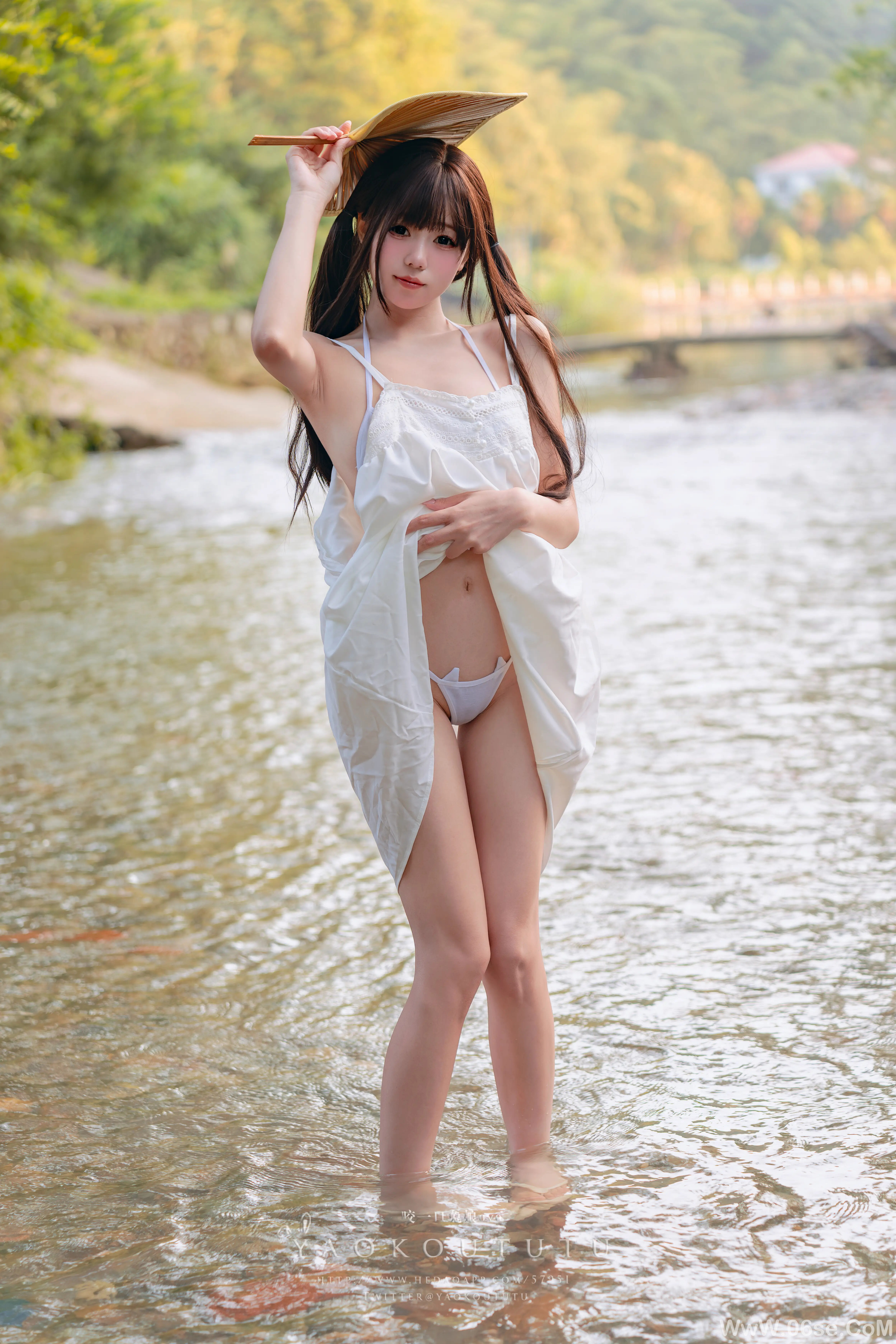 图片[26]-咬一口兔娘 溯溪之夏-六色网