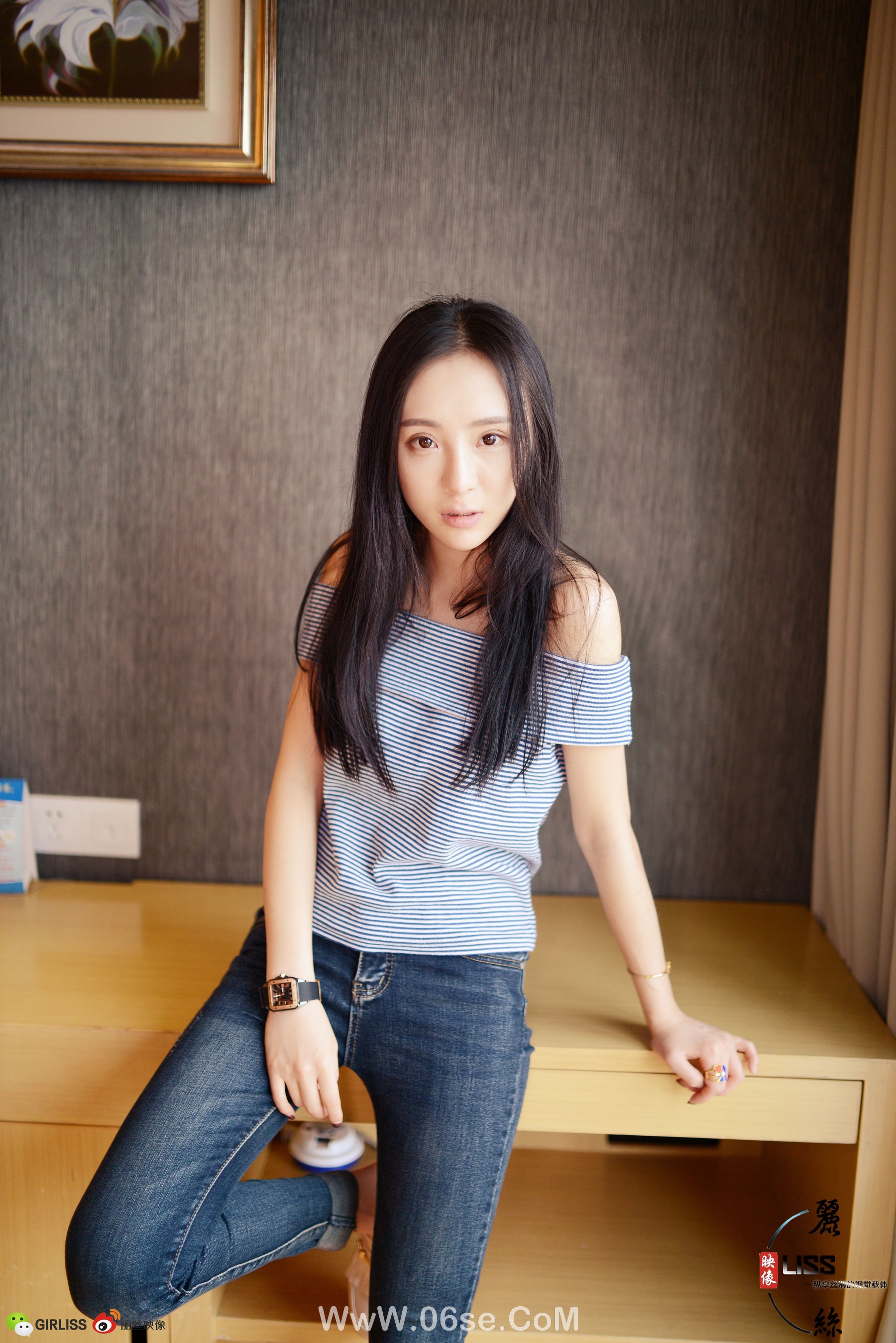 图片[56]-[丽丝映像GIRLISS] – 你的微笑 [100P]-六色网
