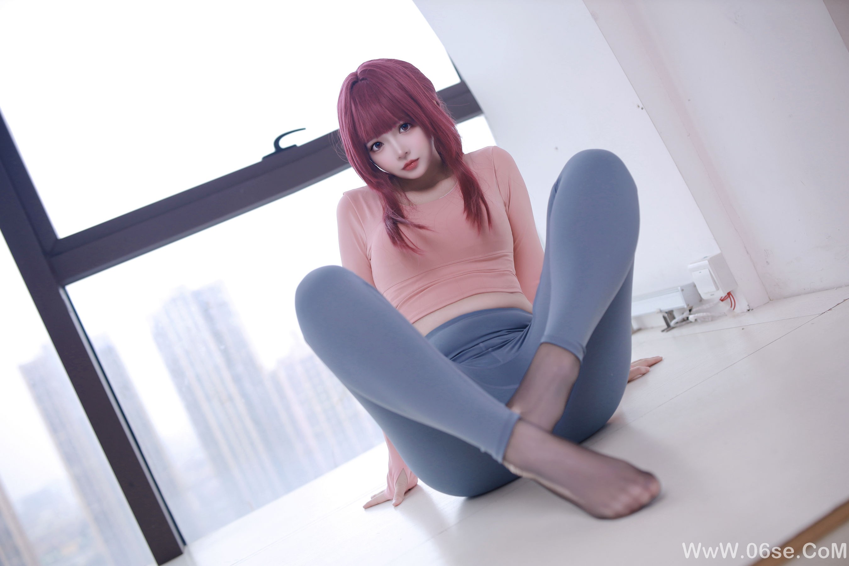 图片[7]-疯猫ss – 瑜伽服 卡芙卡 [58P]-六色网