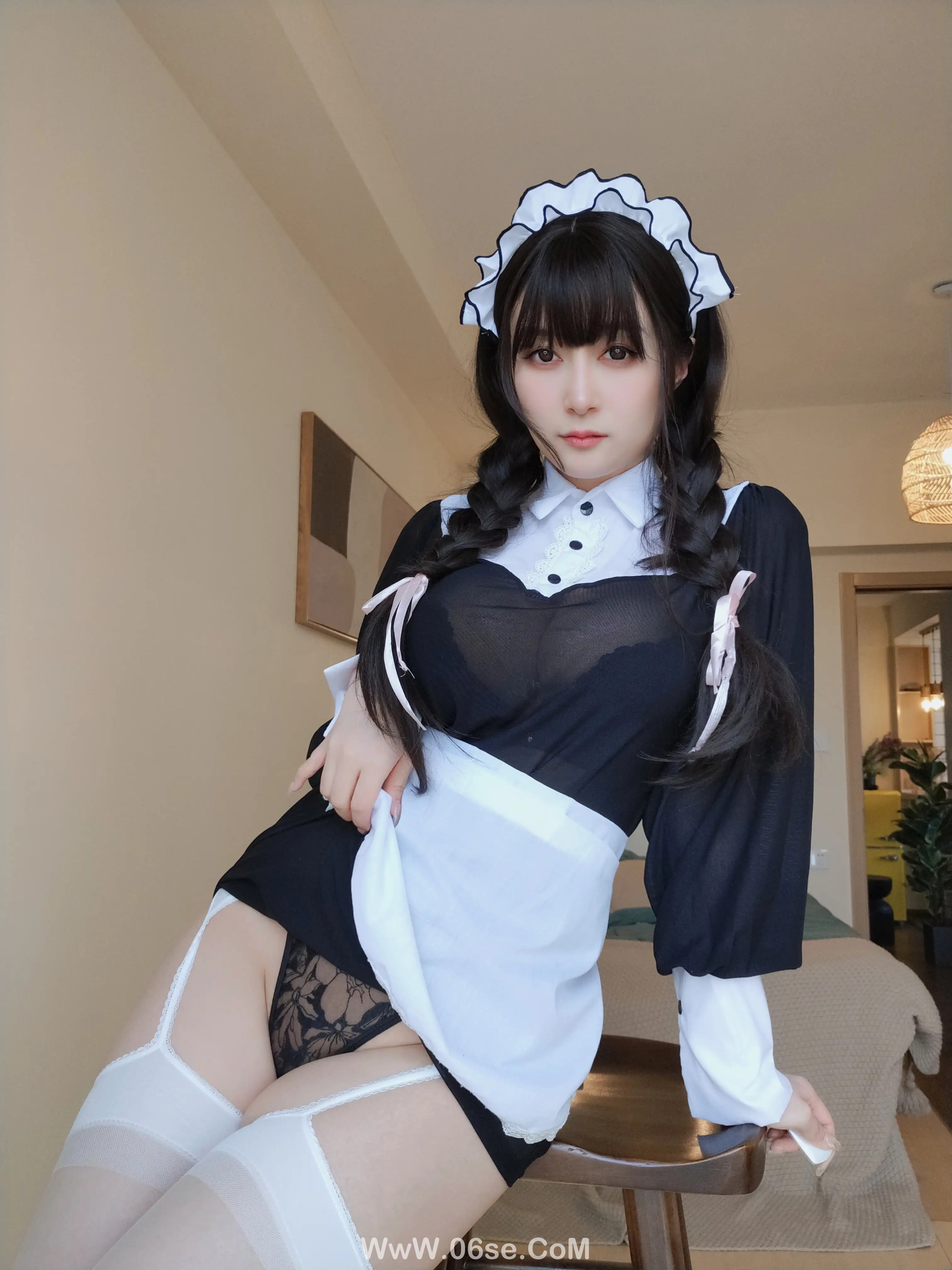 图片[56]-白银81 – 透明なメイド服-六色网