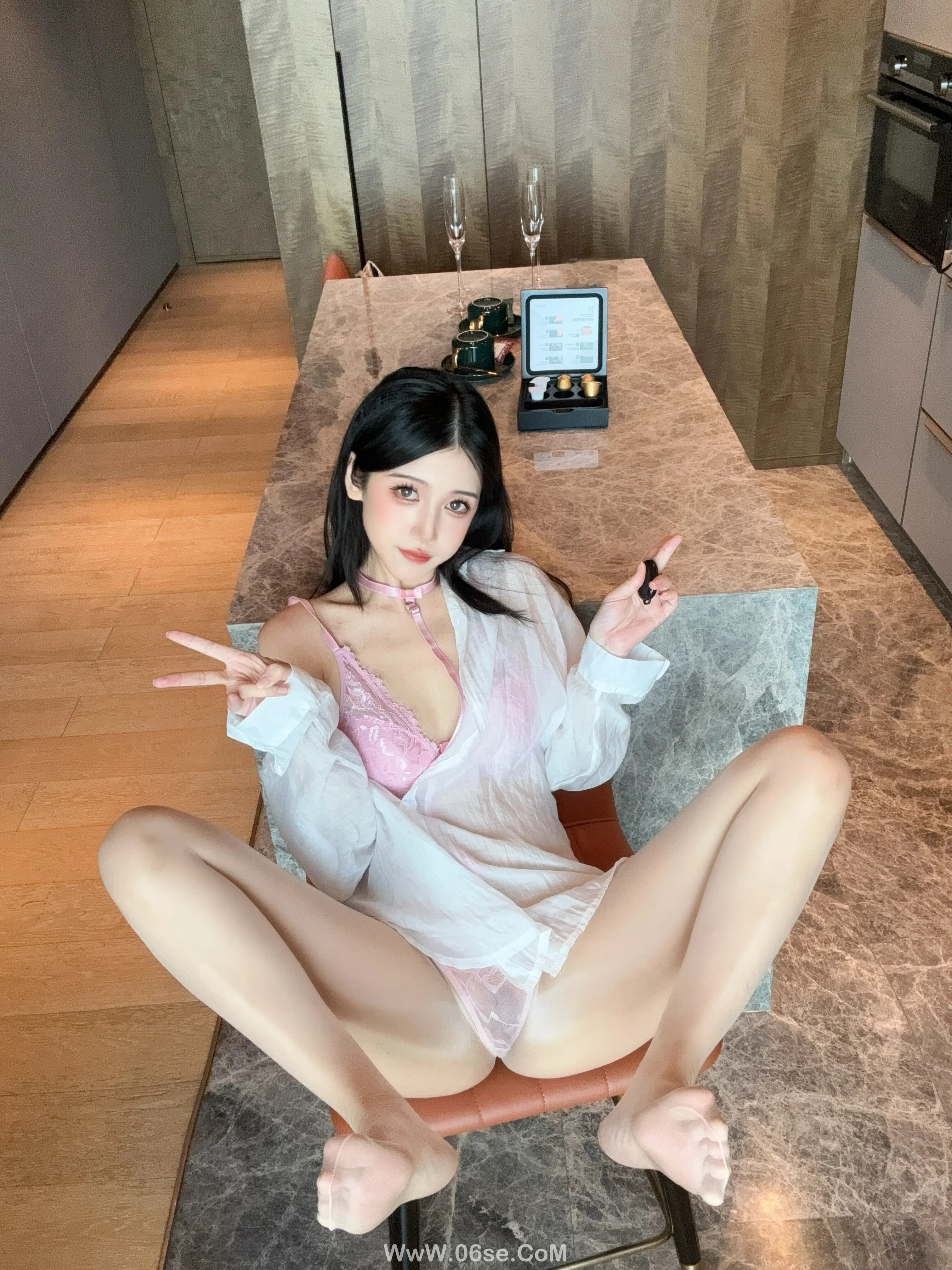 图片[14]-不呆猫 – 粉色衬衣女友-六色网