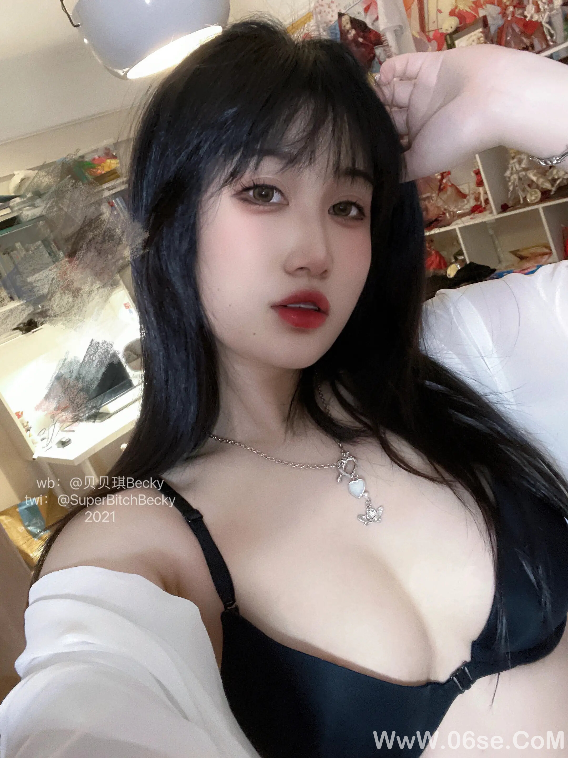 图片[51]-贝贝琪Becky – 对镜黑发辣妹-六色网