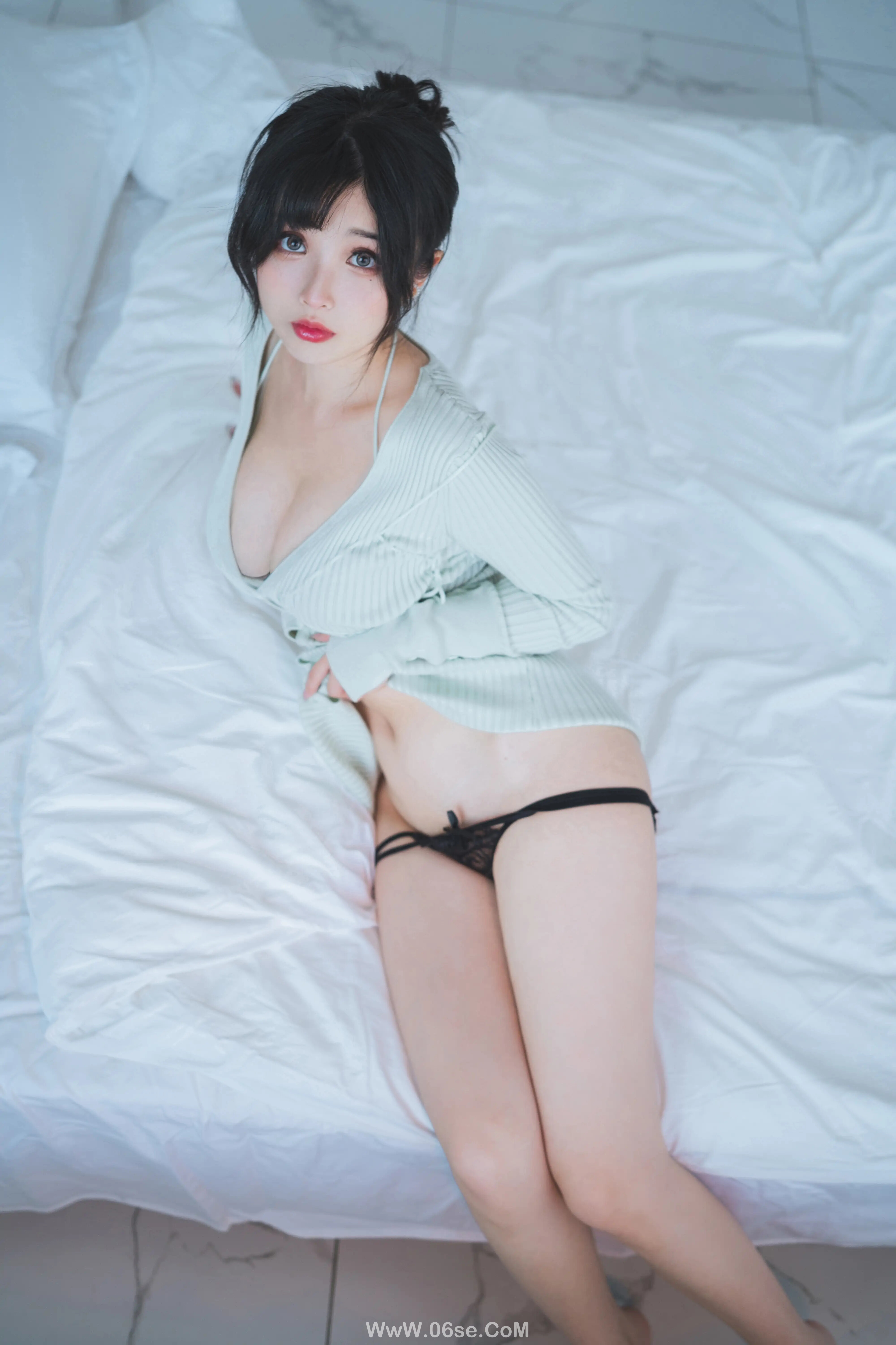 图片[22]-肉扣热热子(rioko凉凉子) 人妻毛衣-六色网
