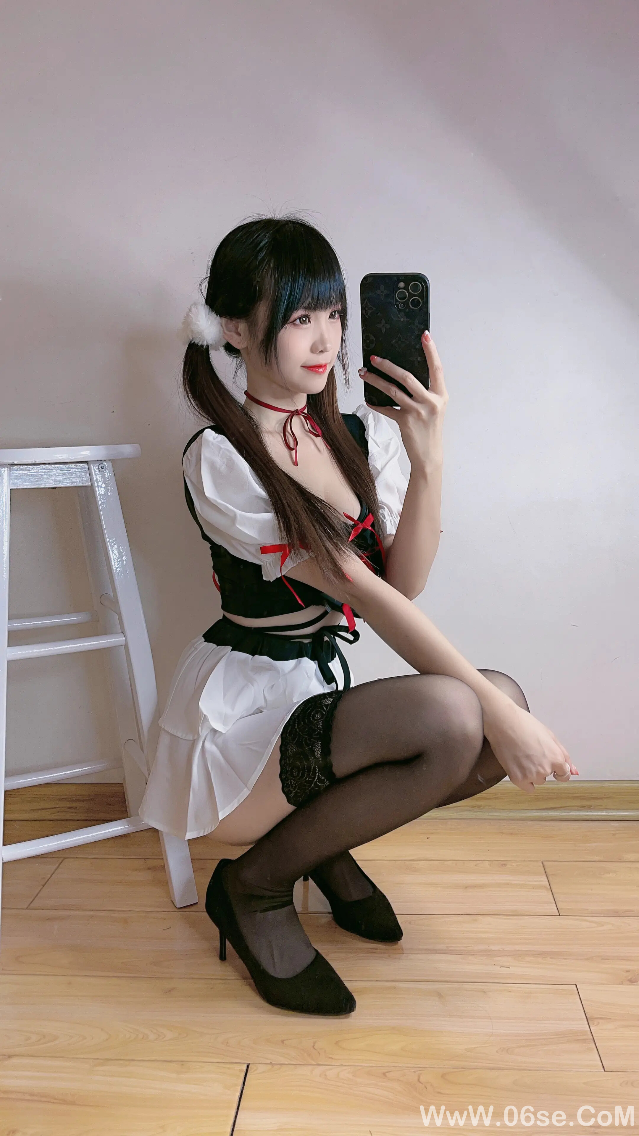 图片[111]-miko酱ww 自拍系列mikoの黑丝02-六色网
