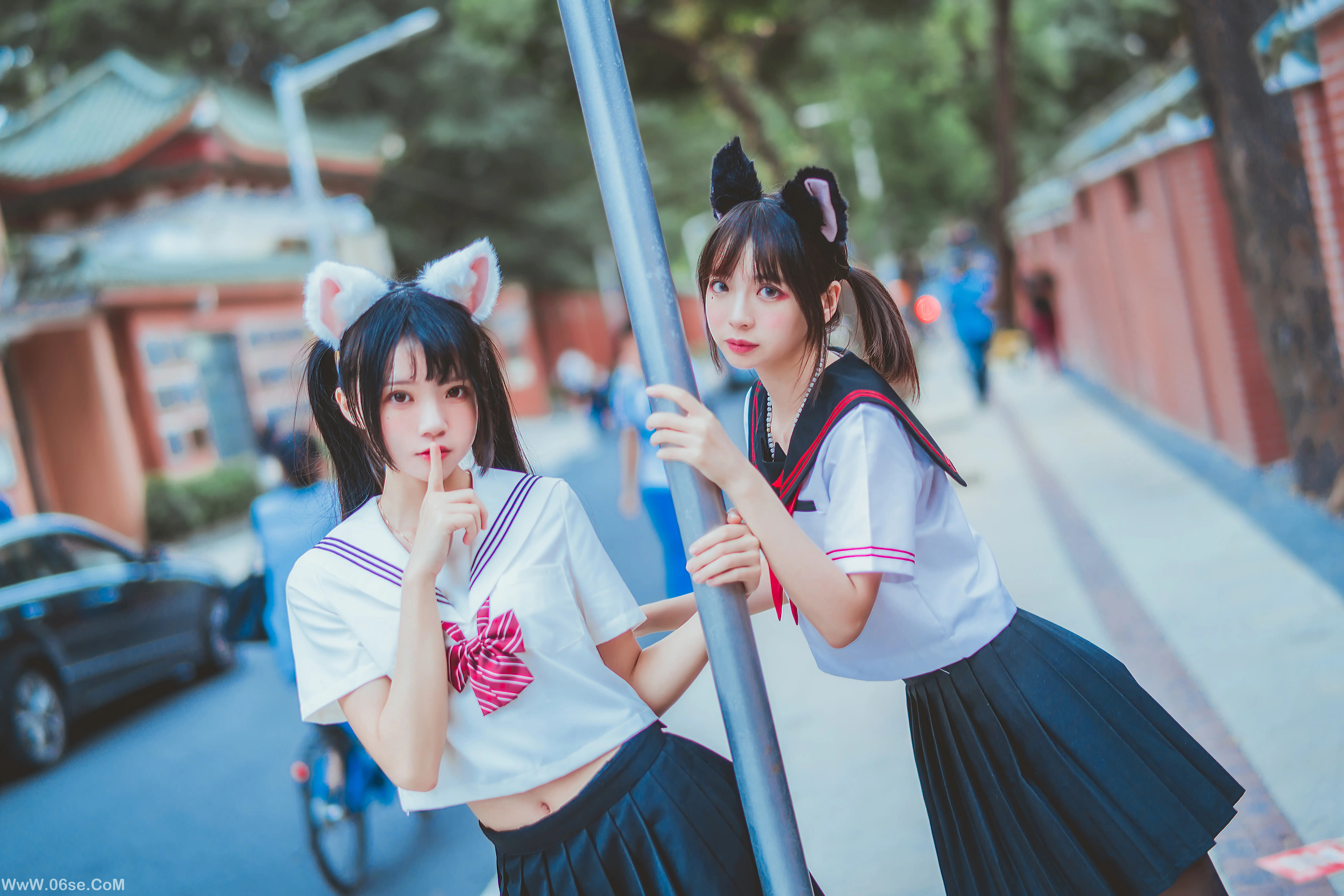 图片[11]-桜桃喵&疯猫ss-JK百合2-六色网