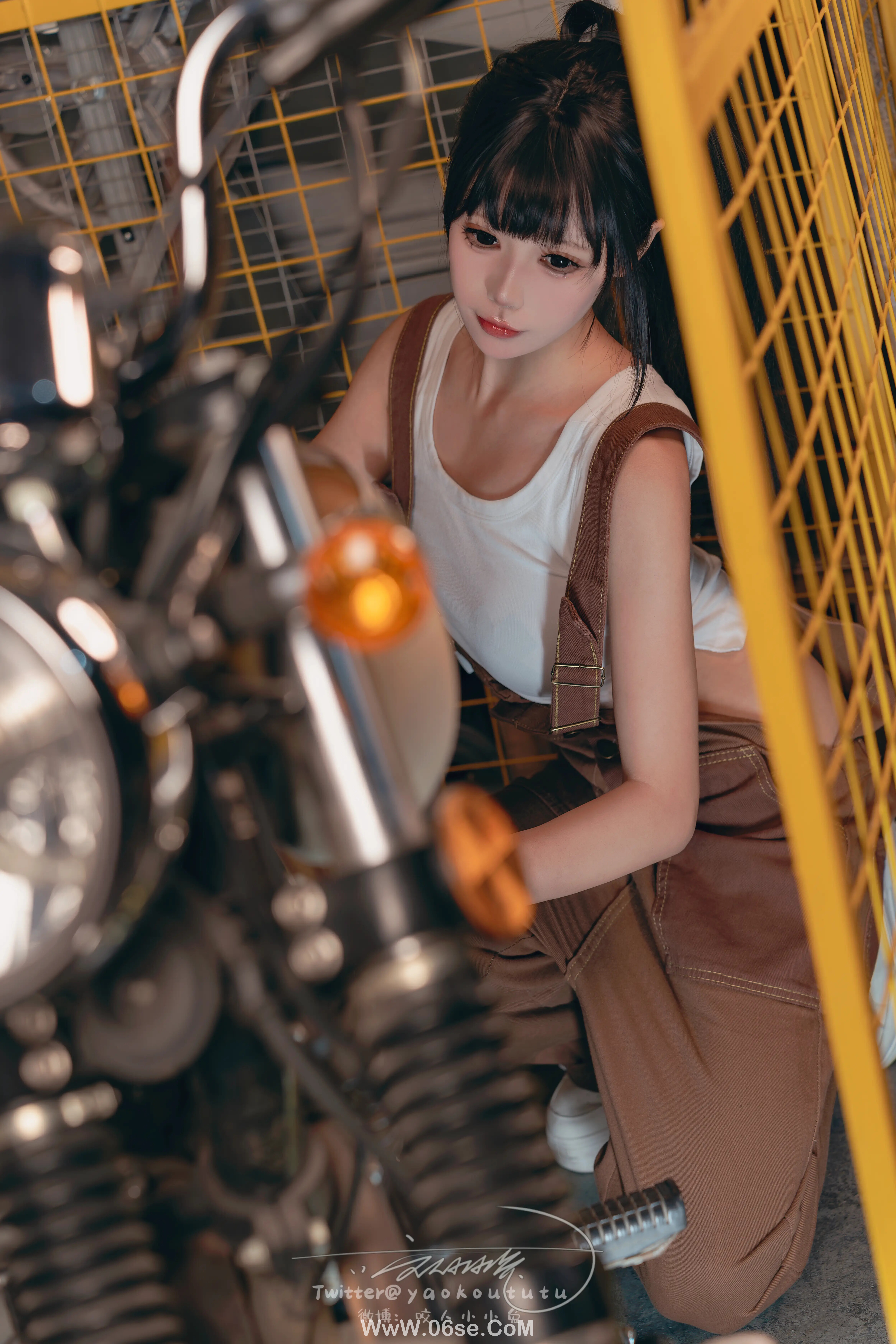 图片[3]-咬一口兔娘 机车修理工-六色网
