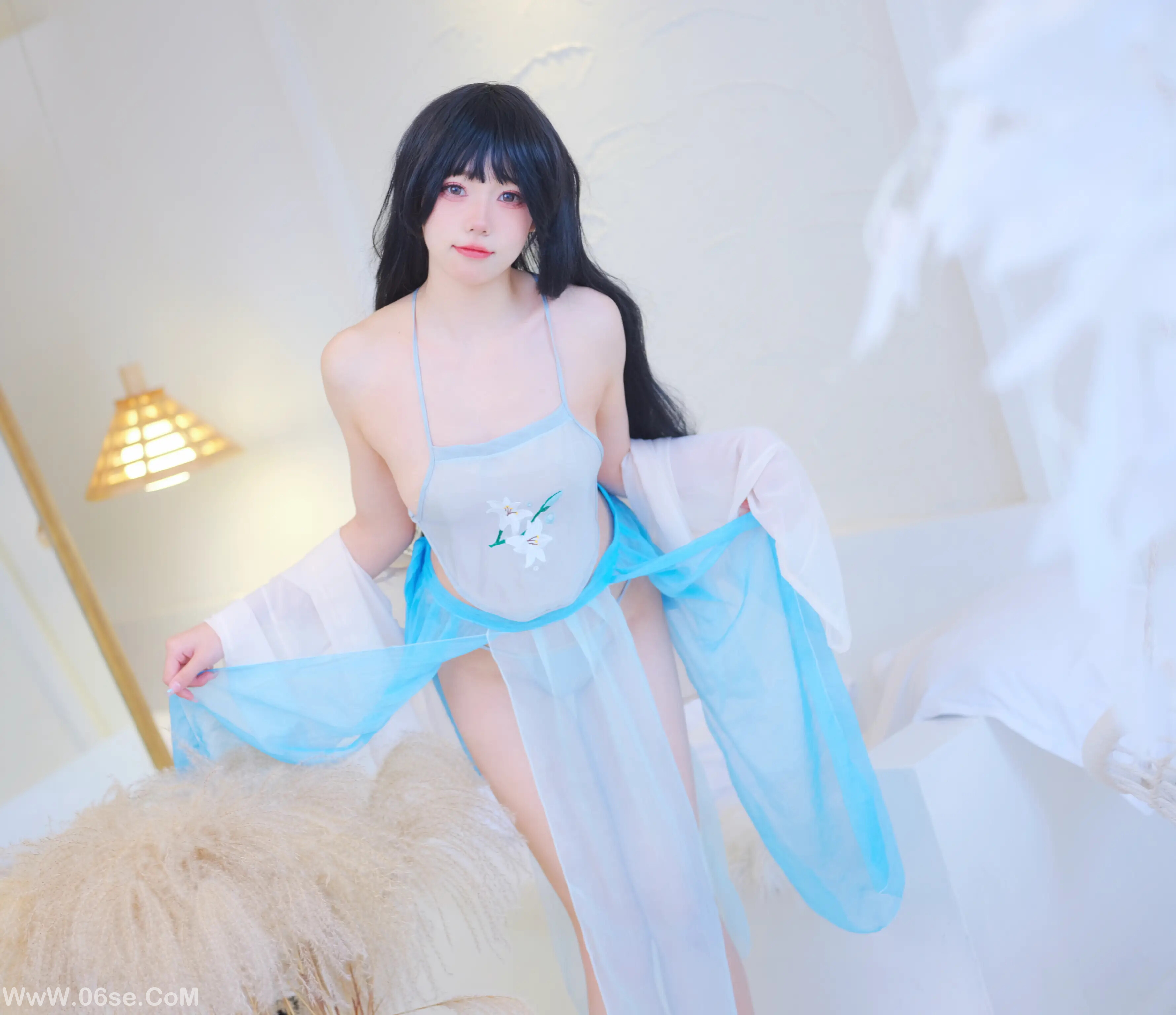 图片[7]-咬一口兔娘 古风情趣三套-六色网