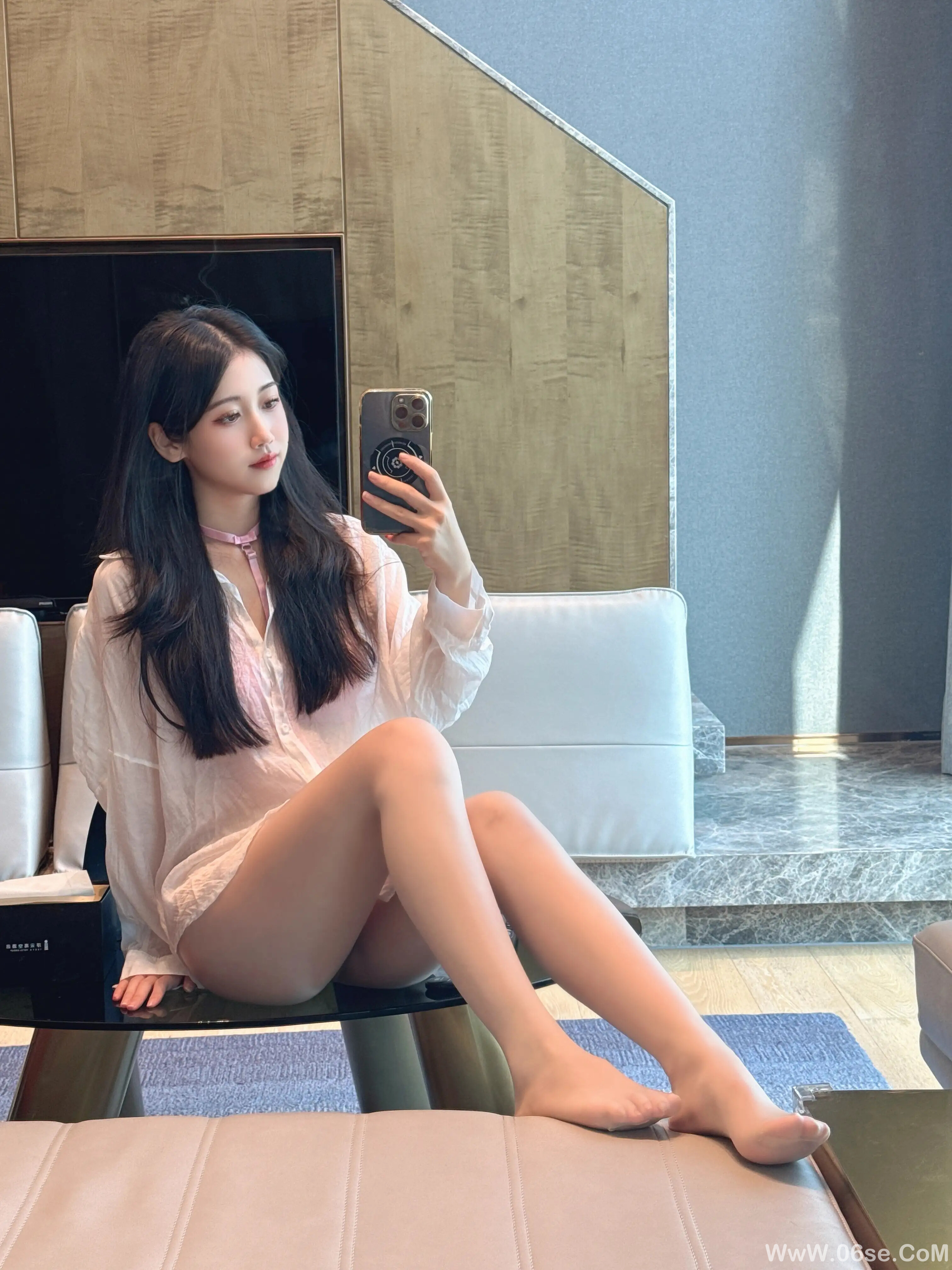 图片[54]-不呆猫 – 粉色衬衣女友-六色网