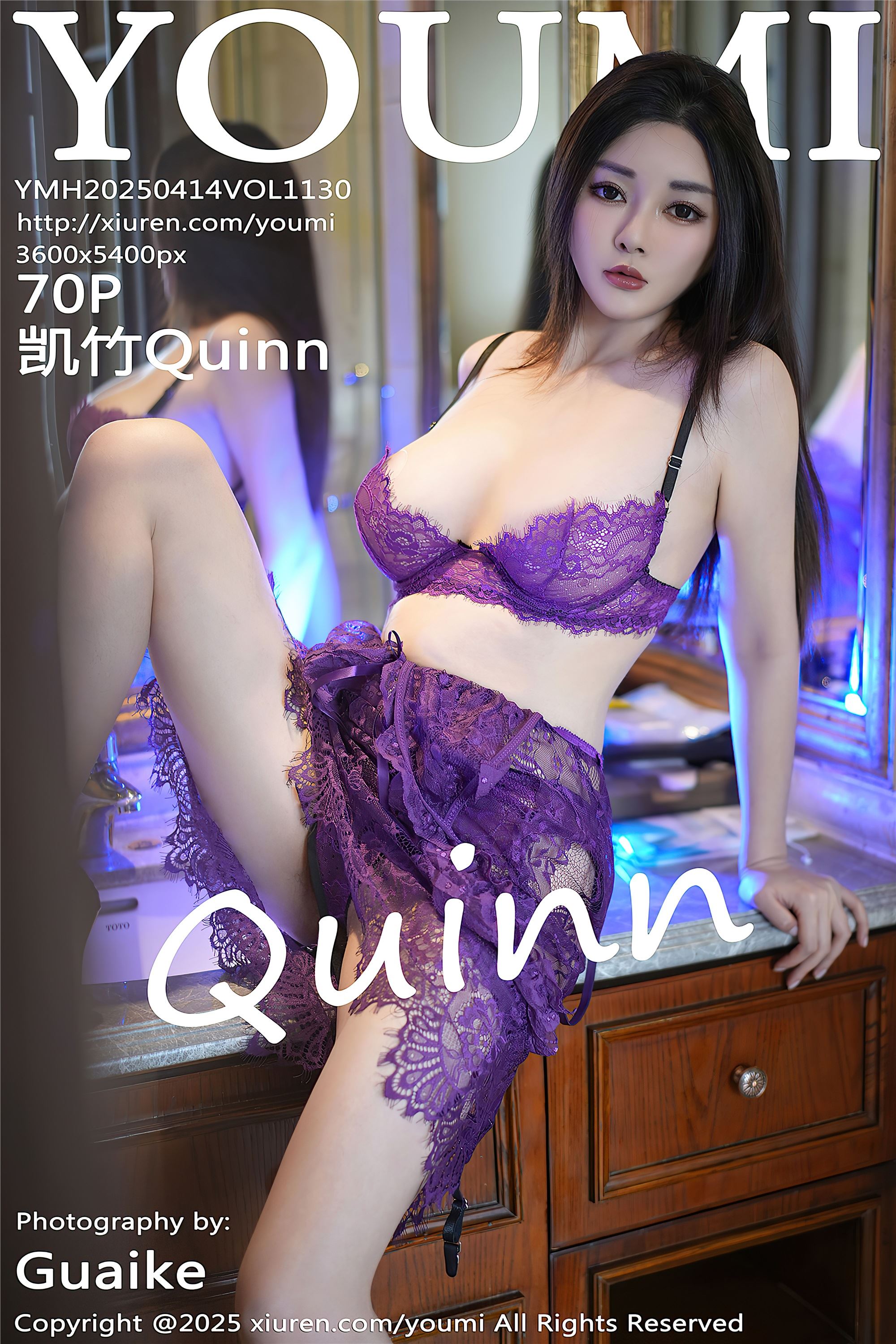 YouMi尤蜜荟 2025.04.14 VOL.1130 凯竹Quinn[71P]-六色网