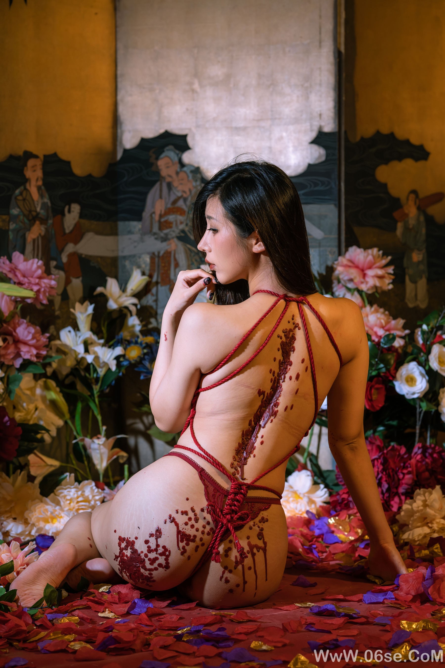 图片[78]-云溪溪 – 奶桃 繁花 [130P]-六色网