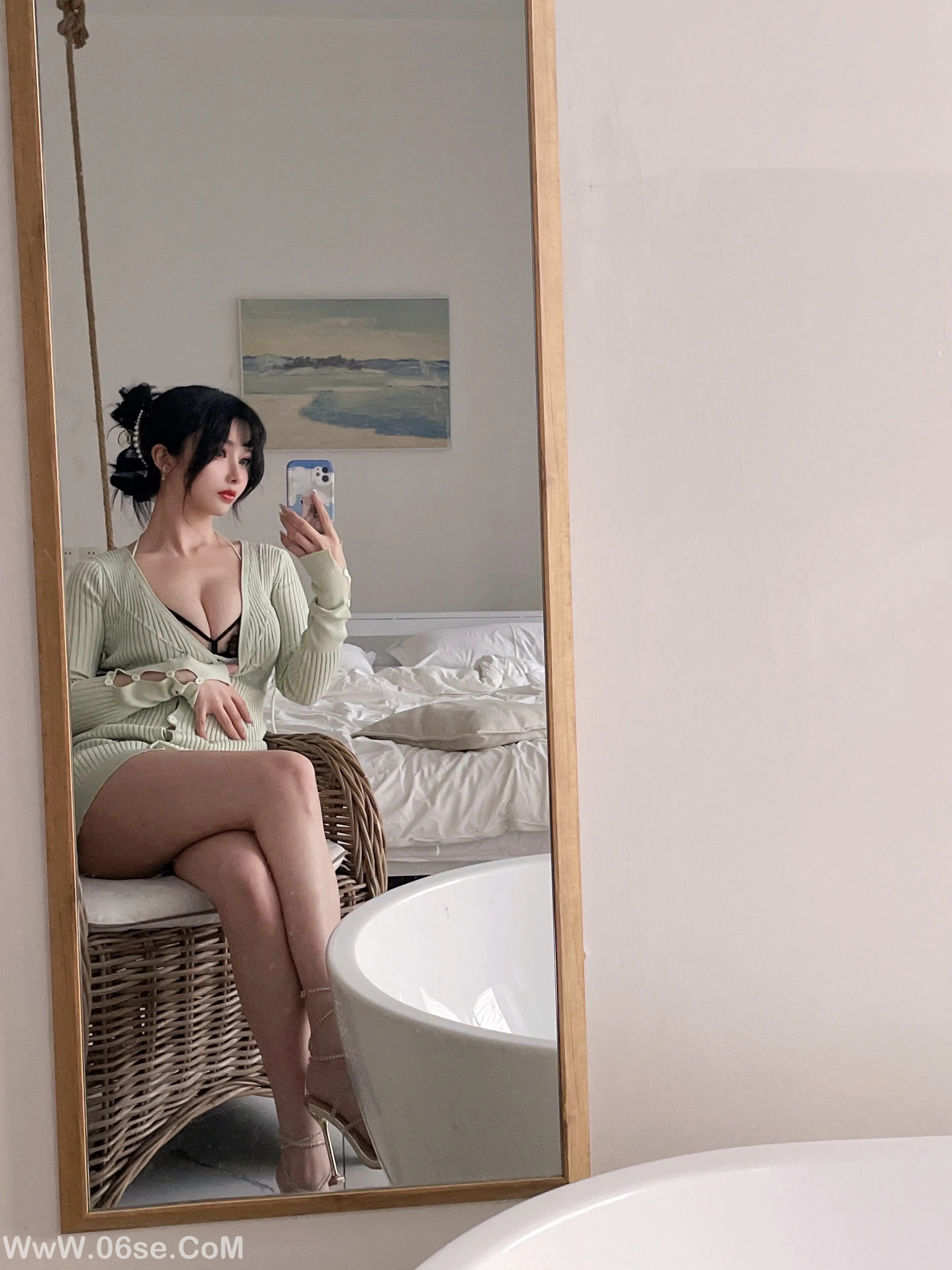 图片[51]-肉扣热热子(rioko凉凉子) 人妻毛衣-六色网