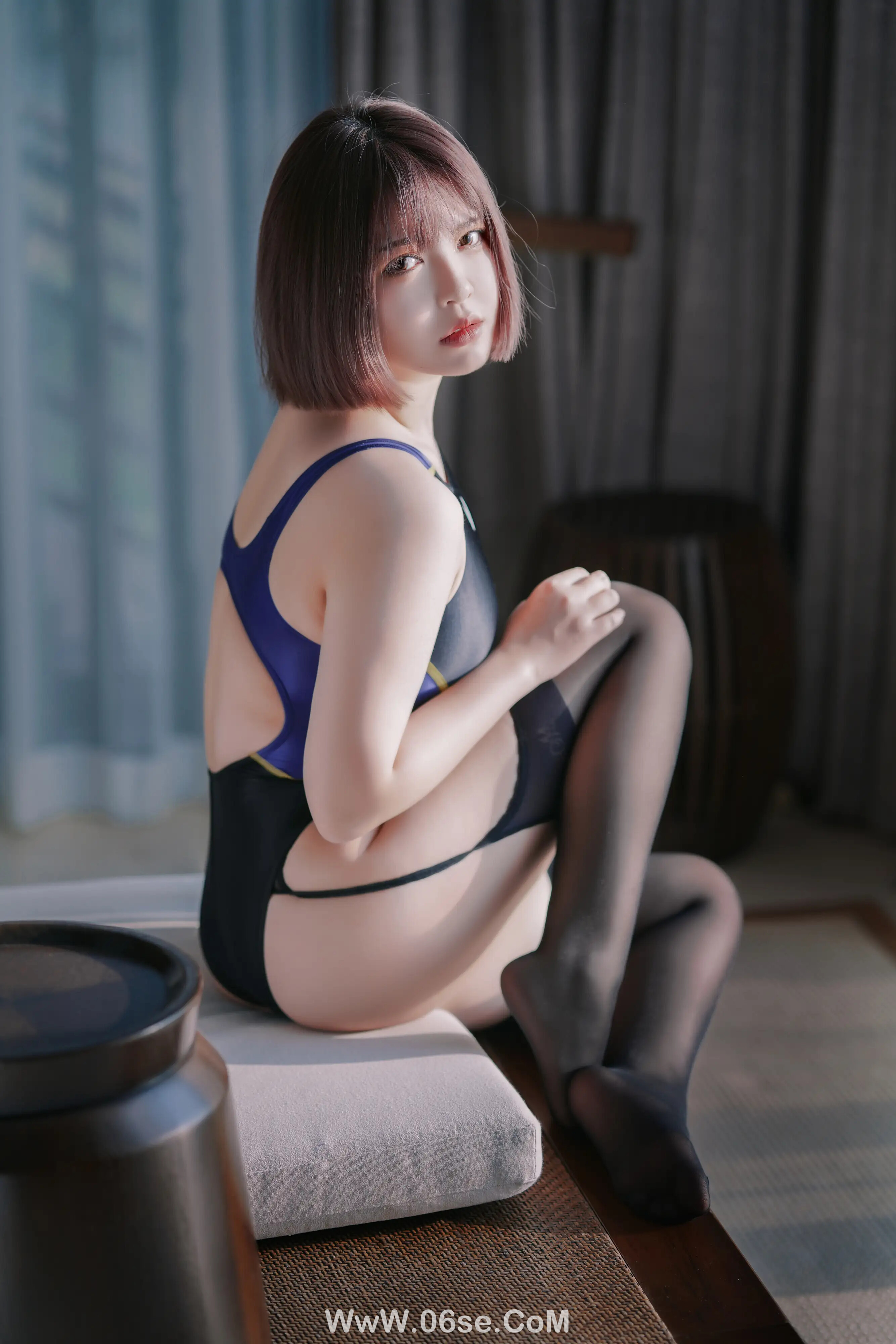 图片[14]-半半子 – 競泳水着を着た彼女-六色网