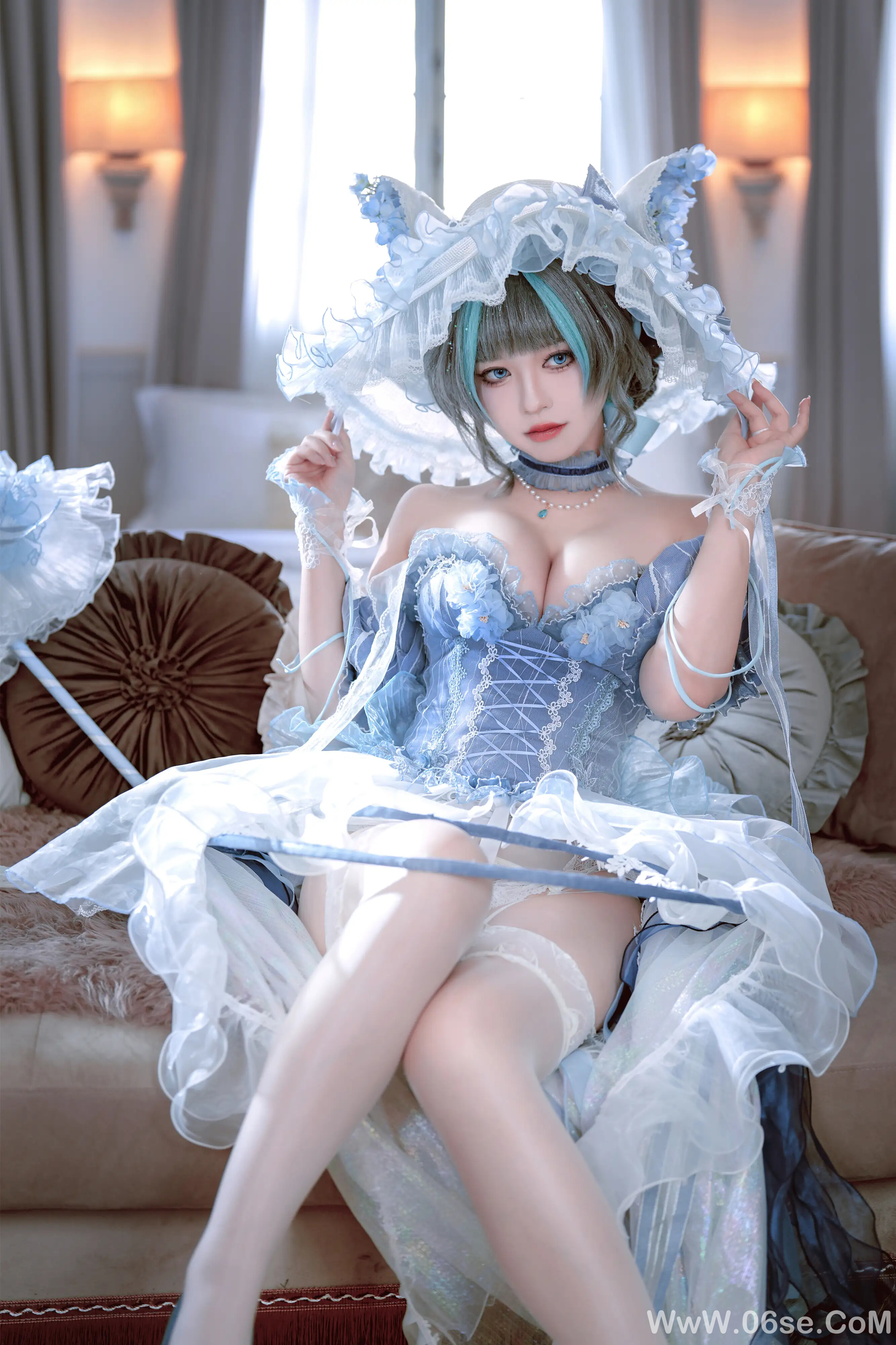 图片[2]-半半子 – 碧蓝航线 柴郡 废稿礼服-六色网