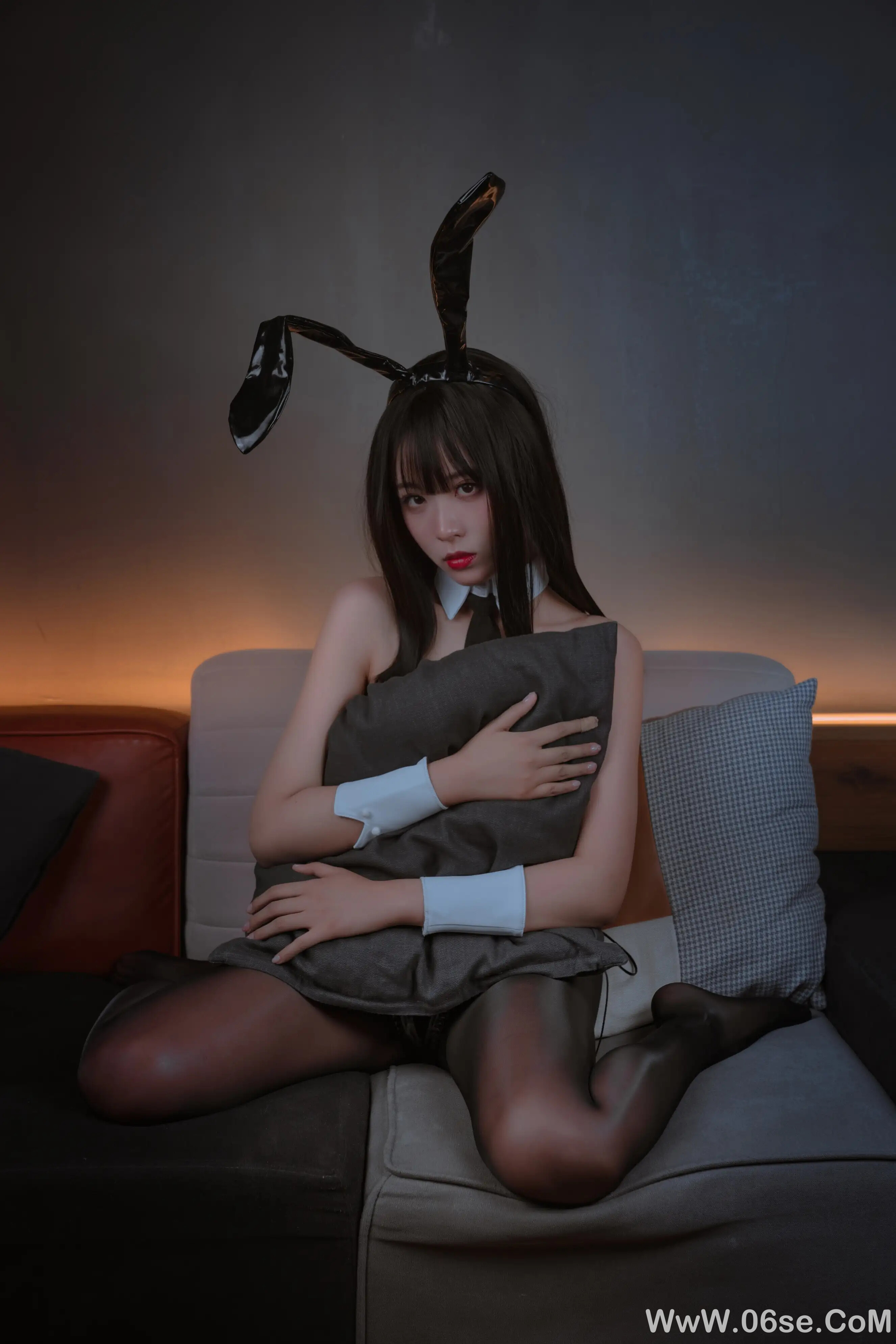 图片[24]-轩萧学姐 中秋 兔女郎-六色网