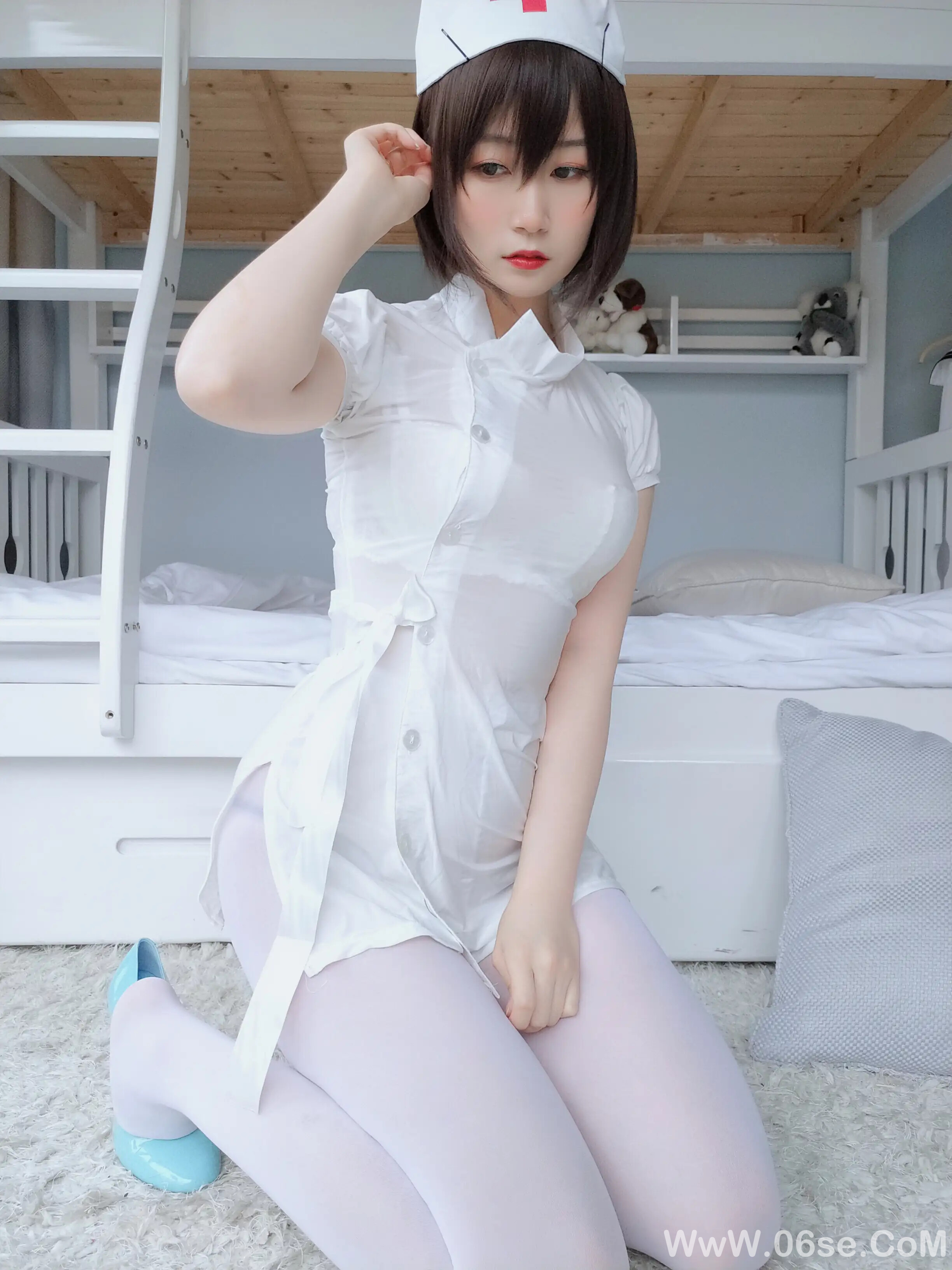 图片[50]-白银81 – 白丝小护士-六色网