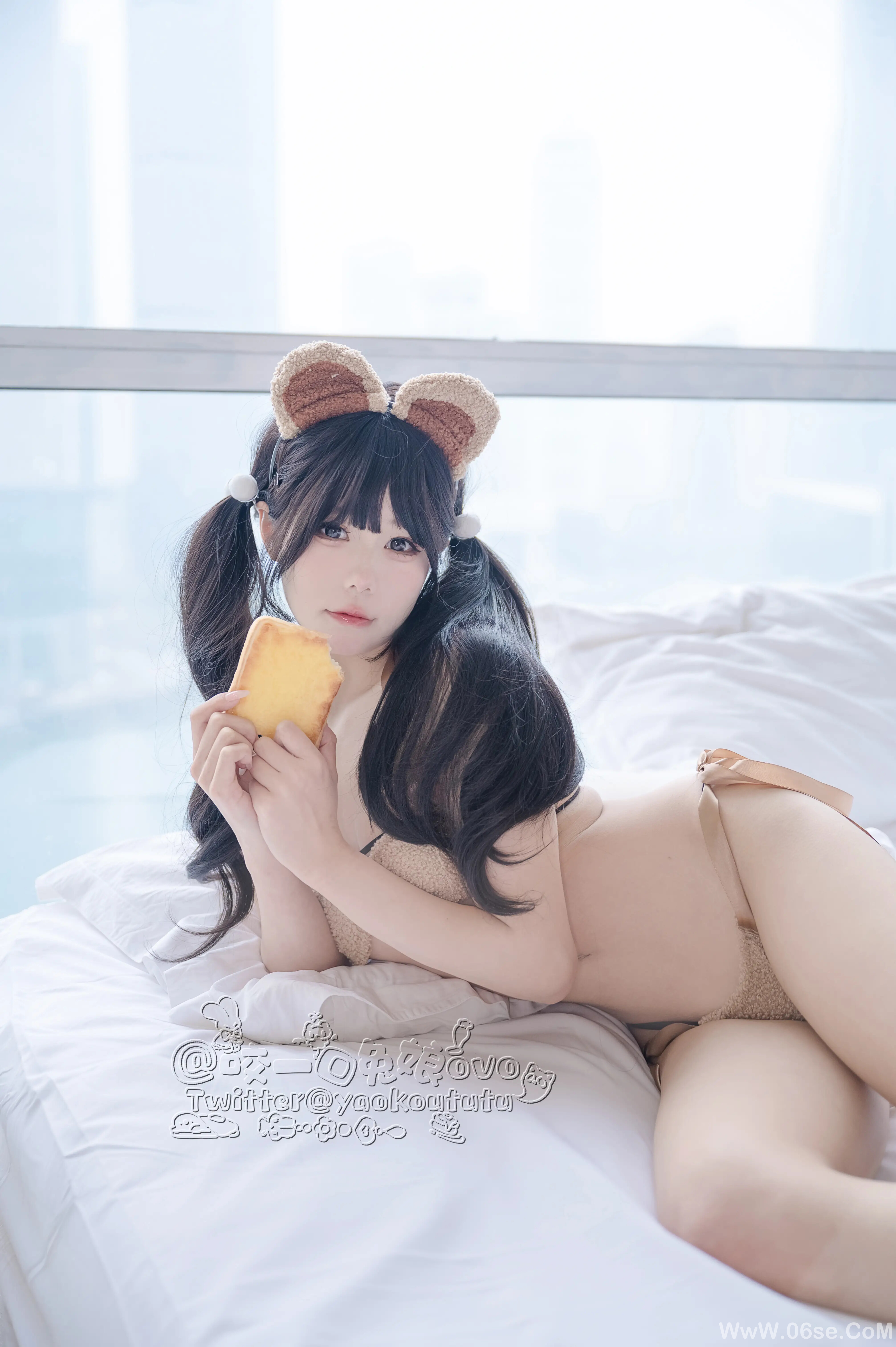 图片[12]-咬一口兔娘 小熊睡衣-六色网