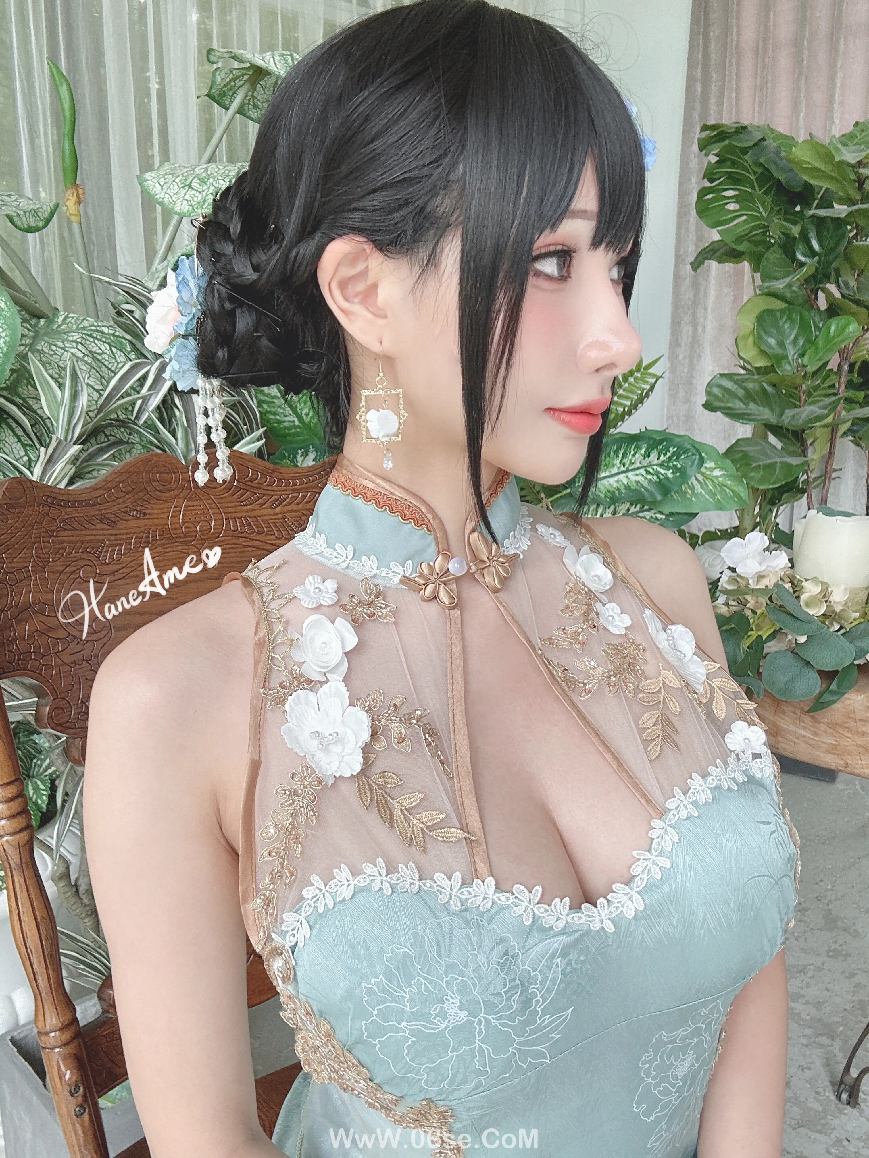 图片[26]-雨波_Original_Jade Qipao_綠韻旗袍-六色网