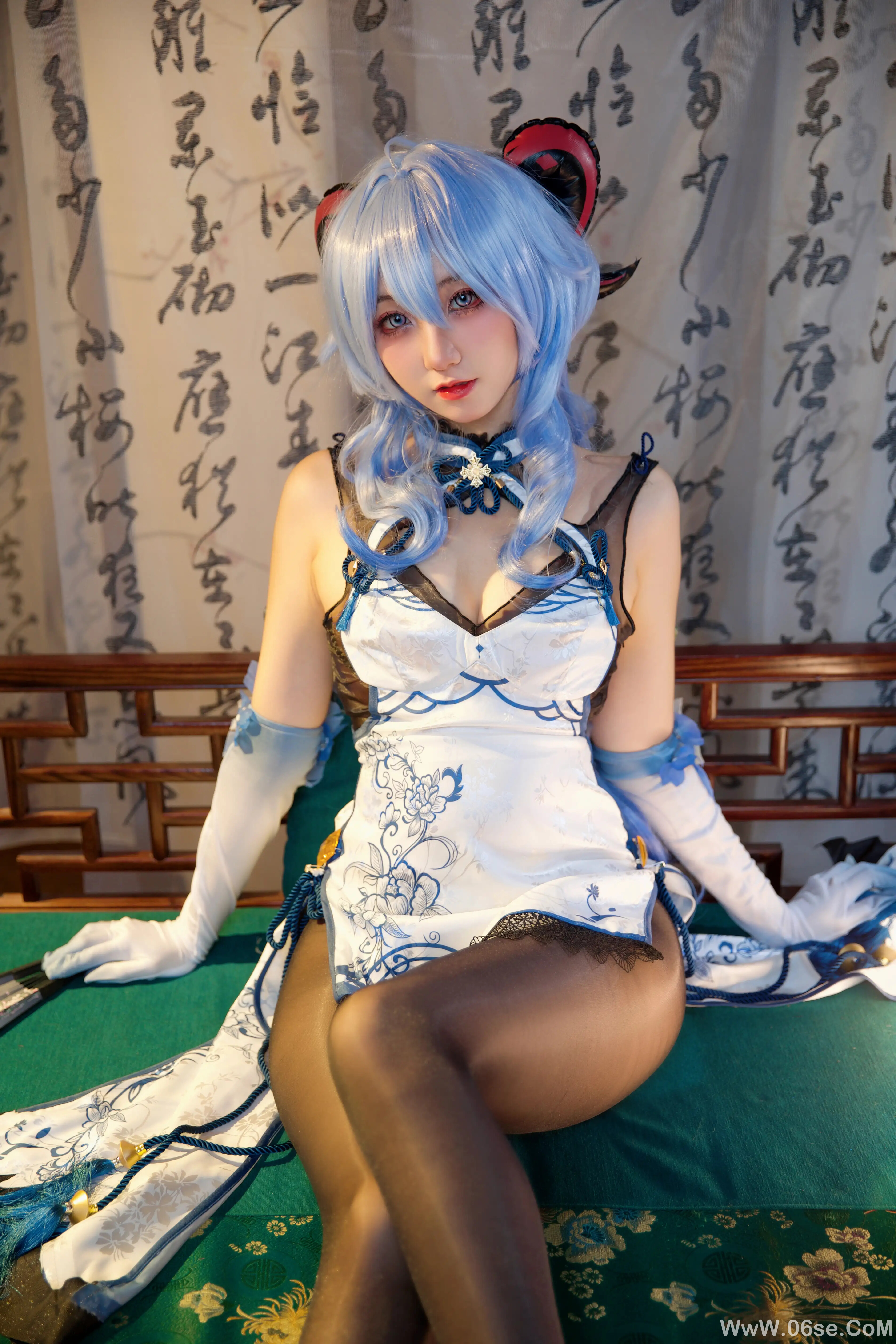 图片[13]-屑雪雪鸭 原神 甘雨青花瓷-六色网