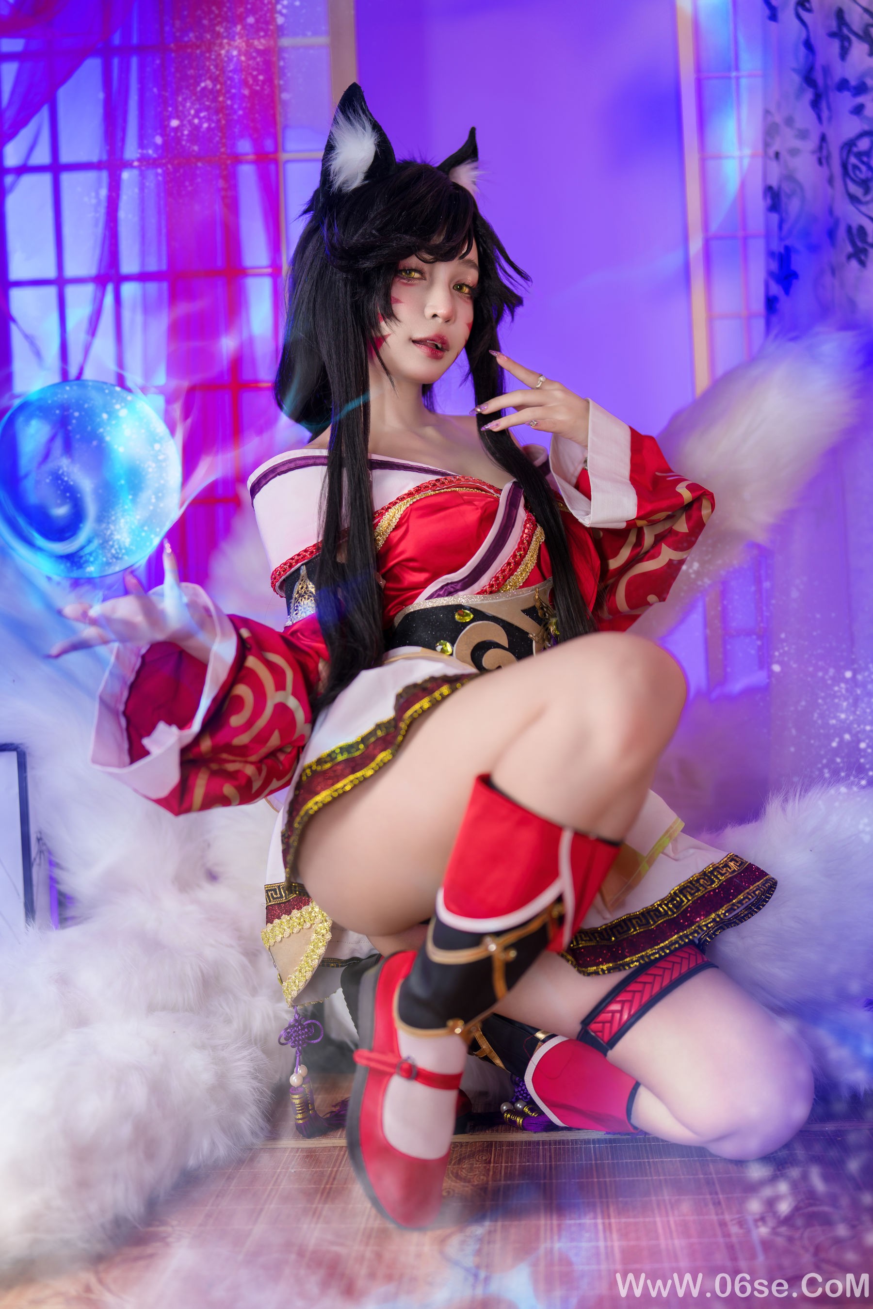 图片[15]-Umeko J – cosplay Ahri League of Legends [85P]-六色网