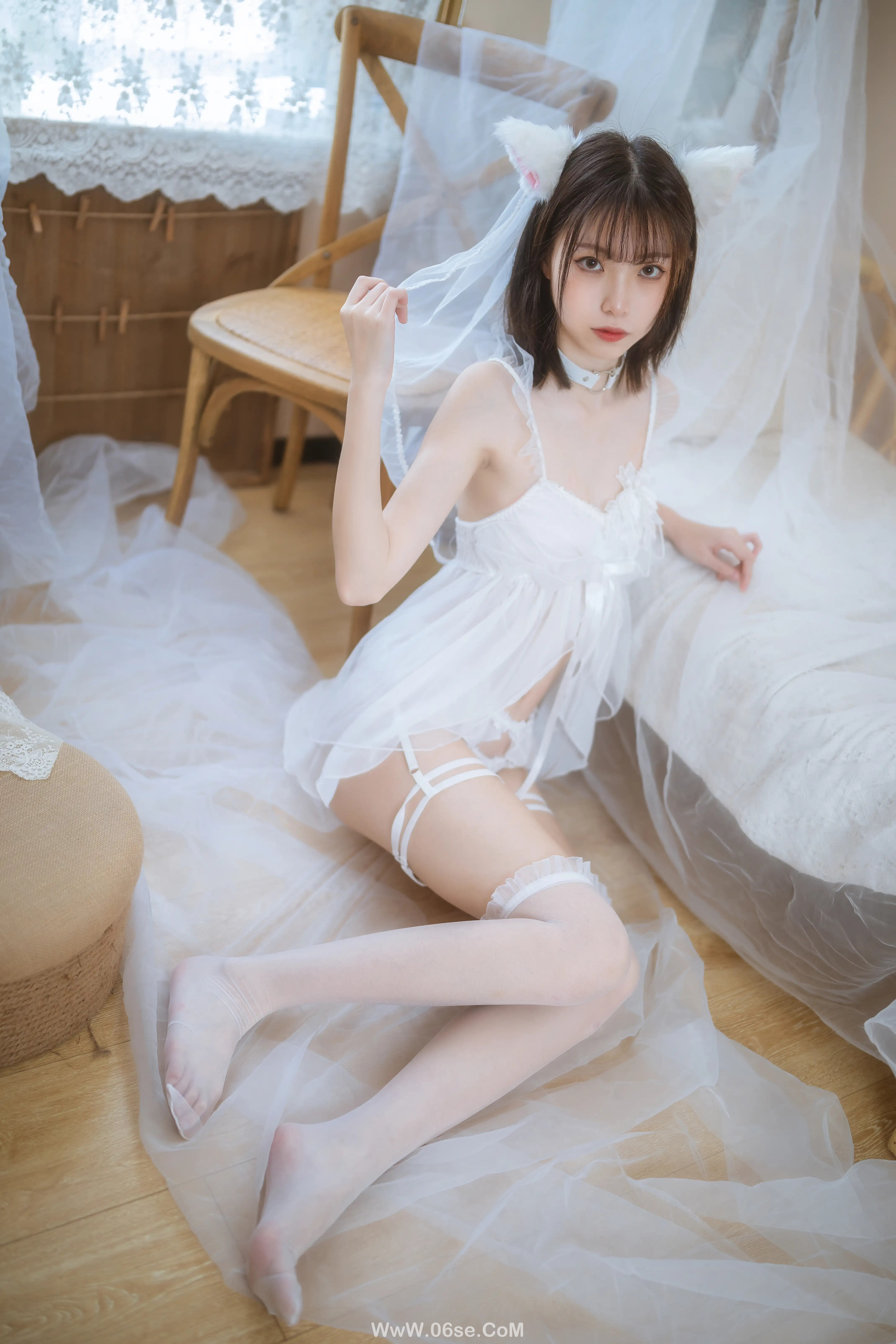 图片[4]-许岚LAN 少女白色裙-六色网