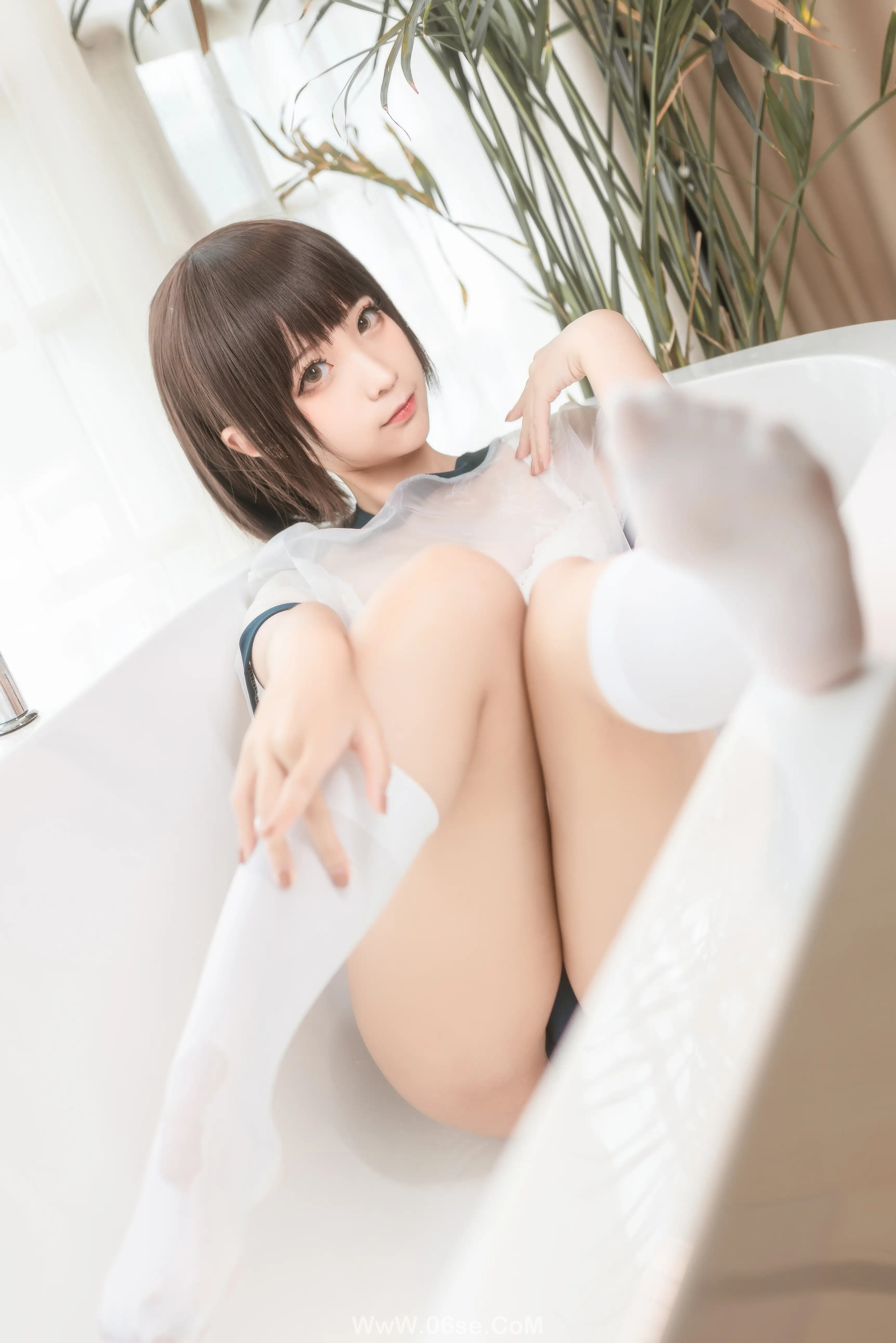 图片[14]-蠢沫沫 – 透明体操服-六色网