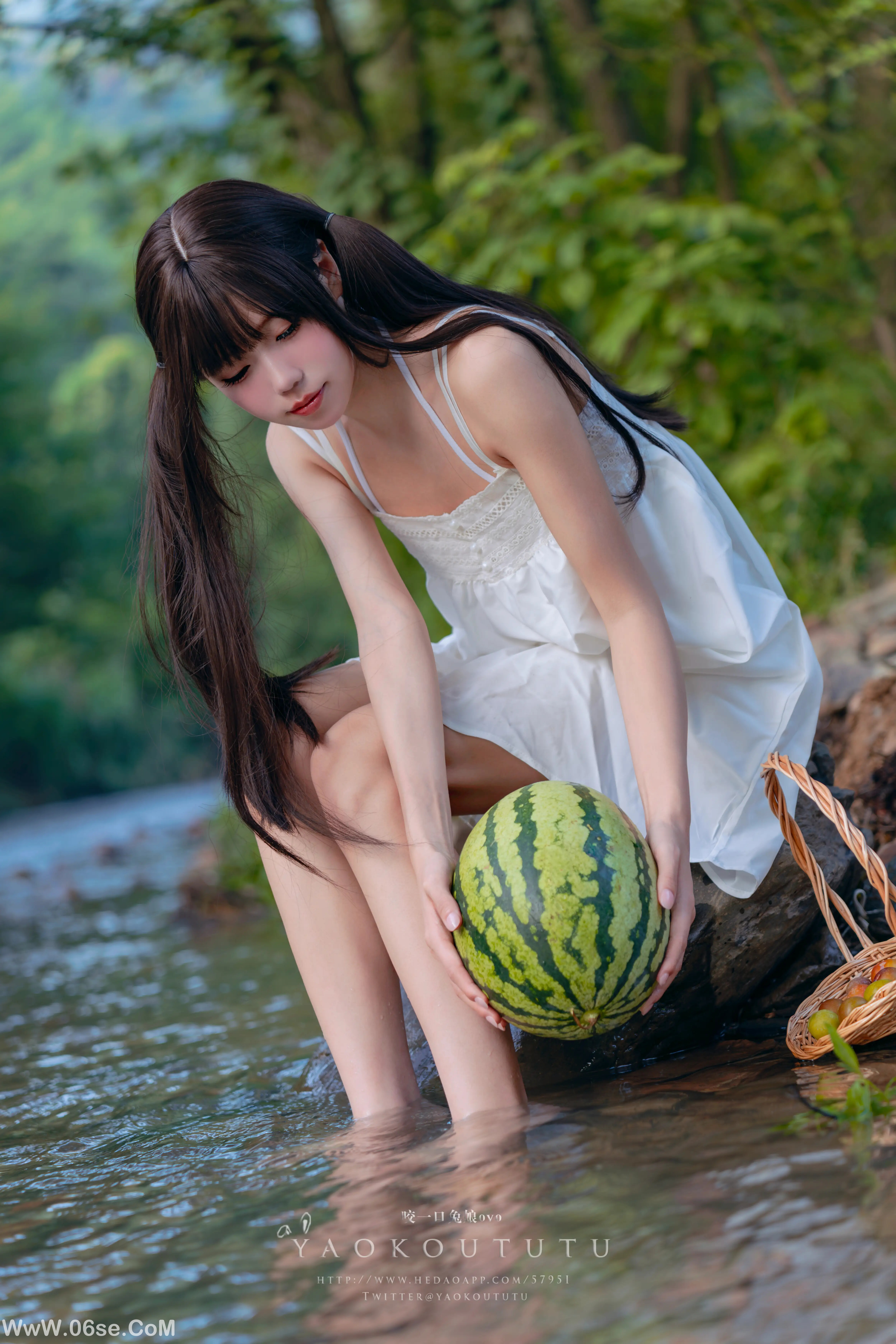 图片[14]-咬一口兔娘 溯溪之夏-六色网