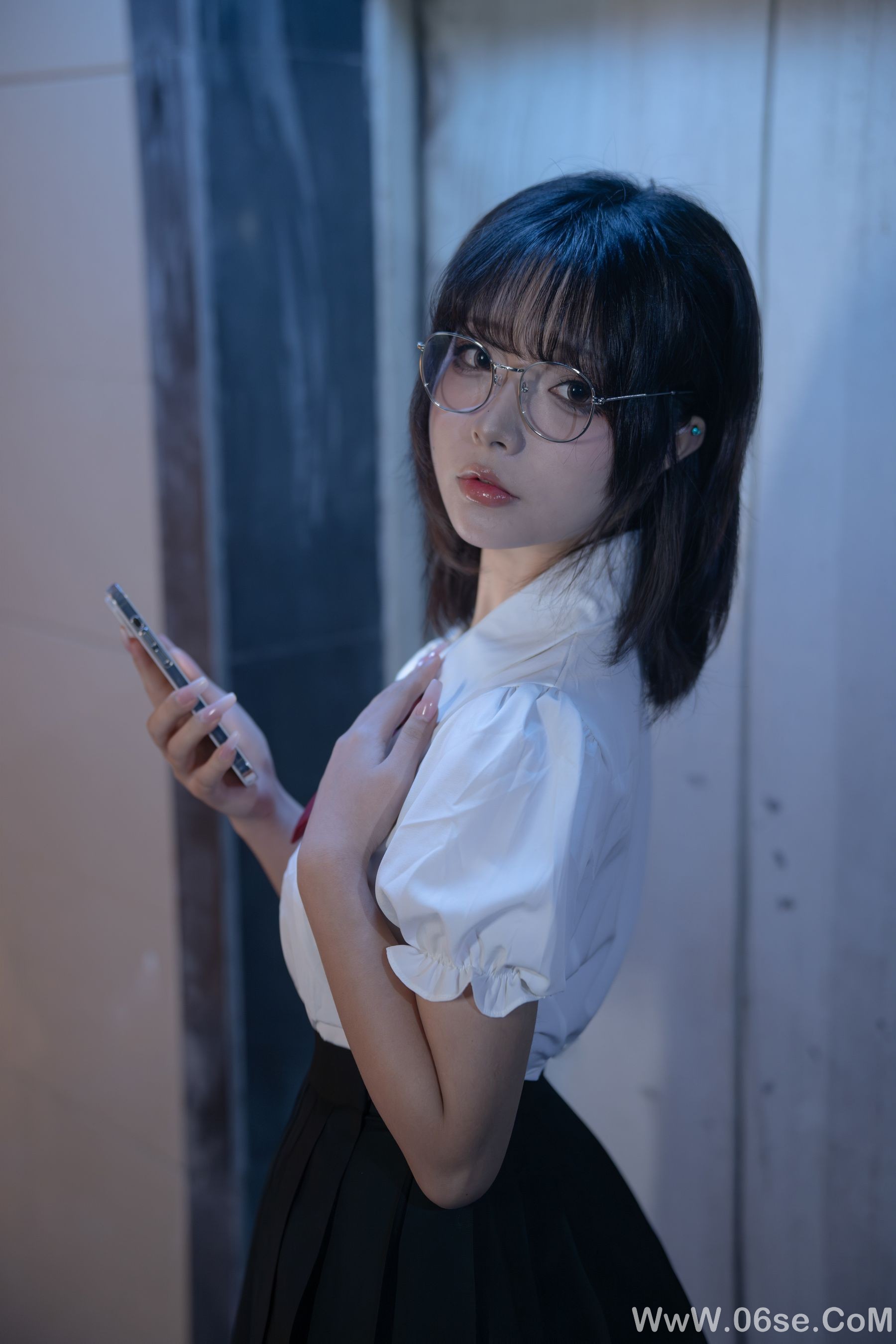 图片[7]-yuuhui玉汇 – 电梯间 尾行 [154P]-六色网