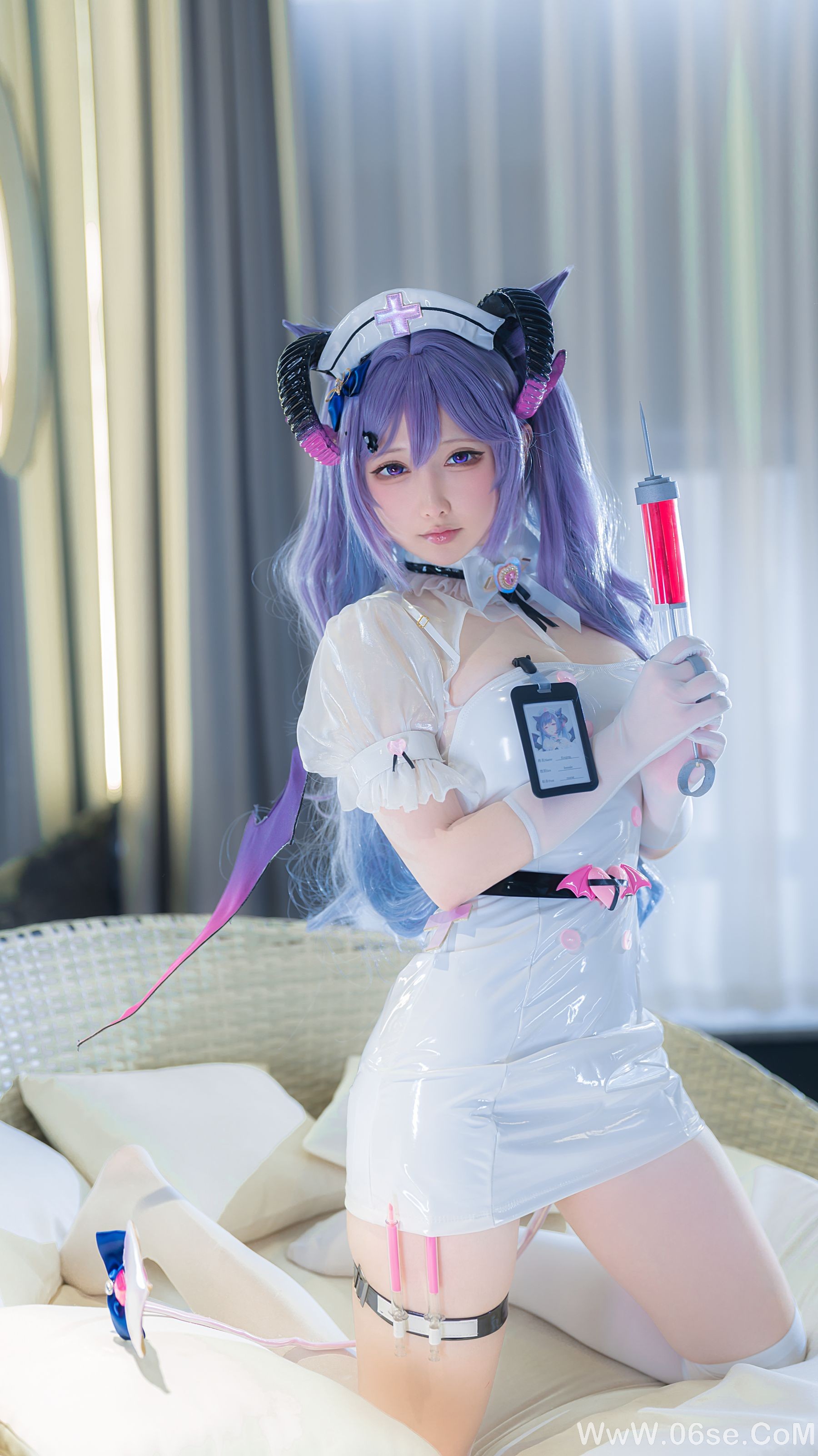 图片[3]-樱梨梨 – 刻晴魅魔护士 [30P]-六色网