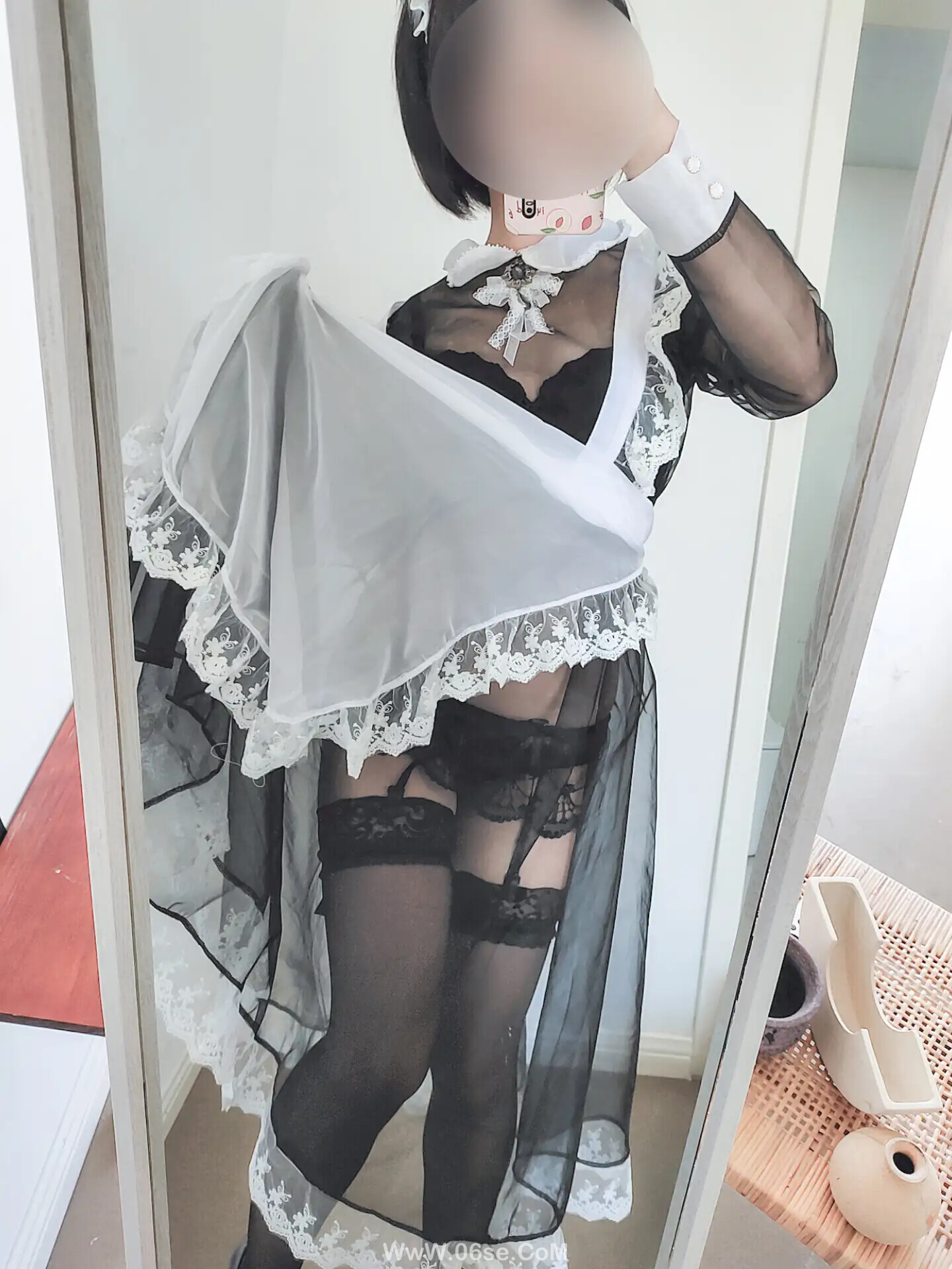 图片[39]-蠢沫沫 – 透明女仆 自拍-六色网