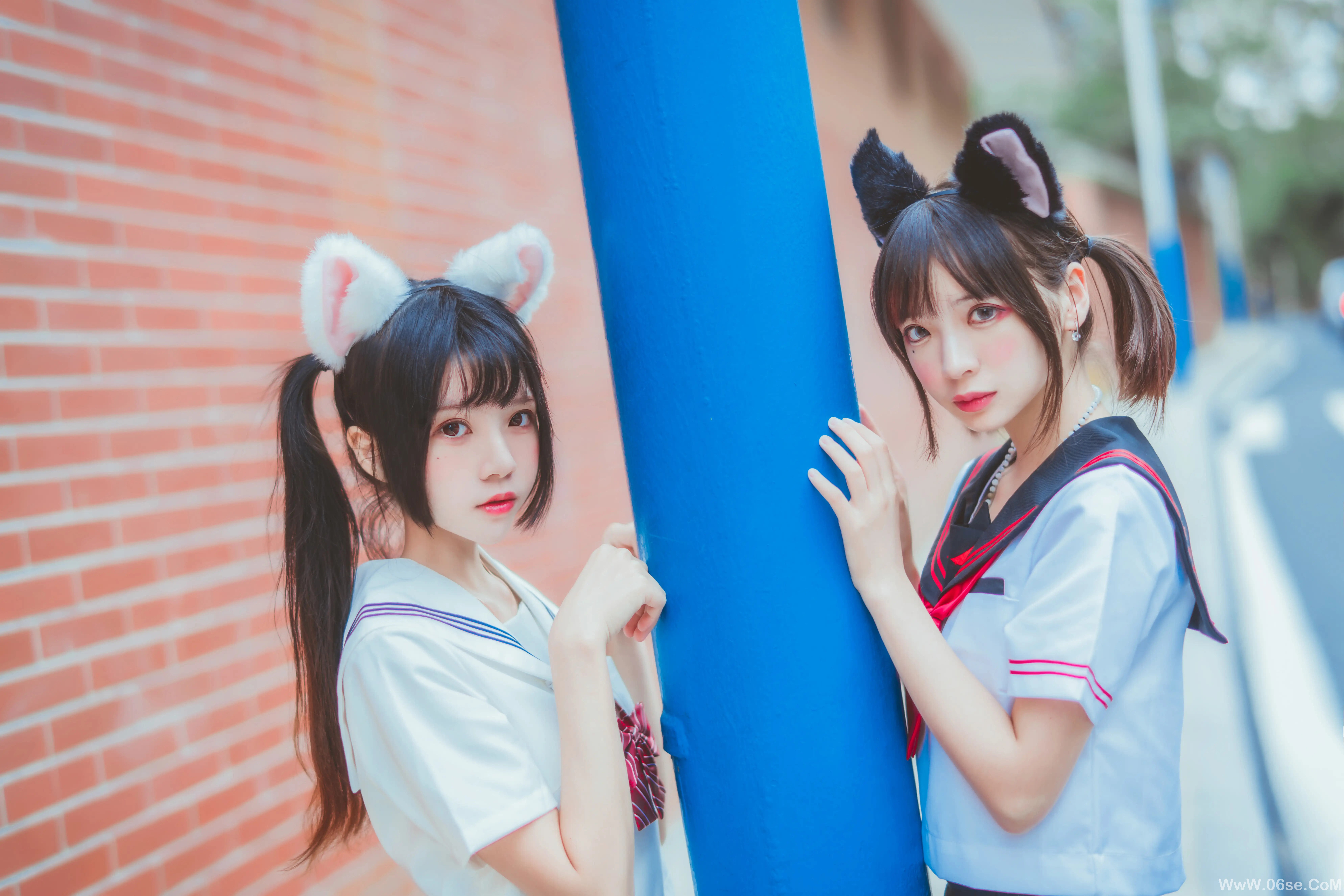 图片[6]-桜桃喵&疯猫ss-JK百合2-六色网