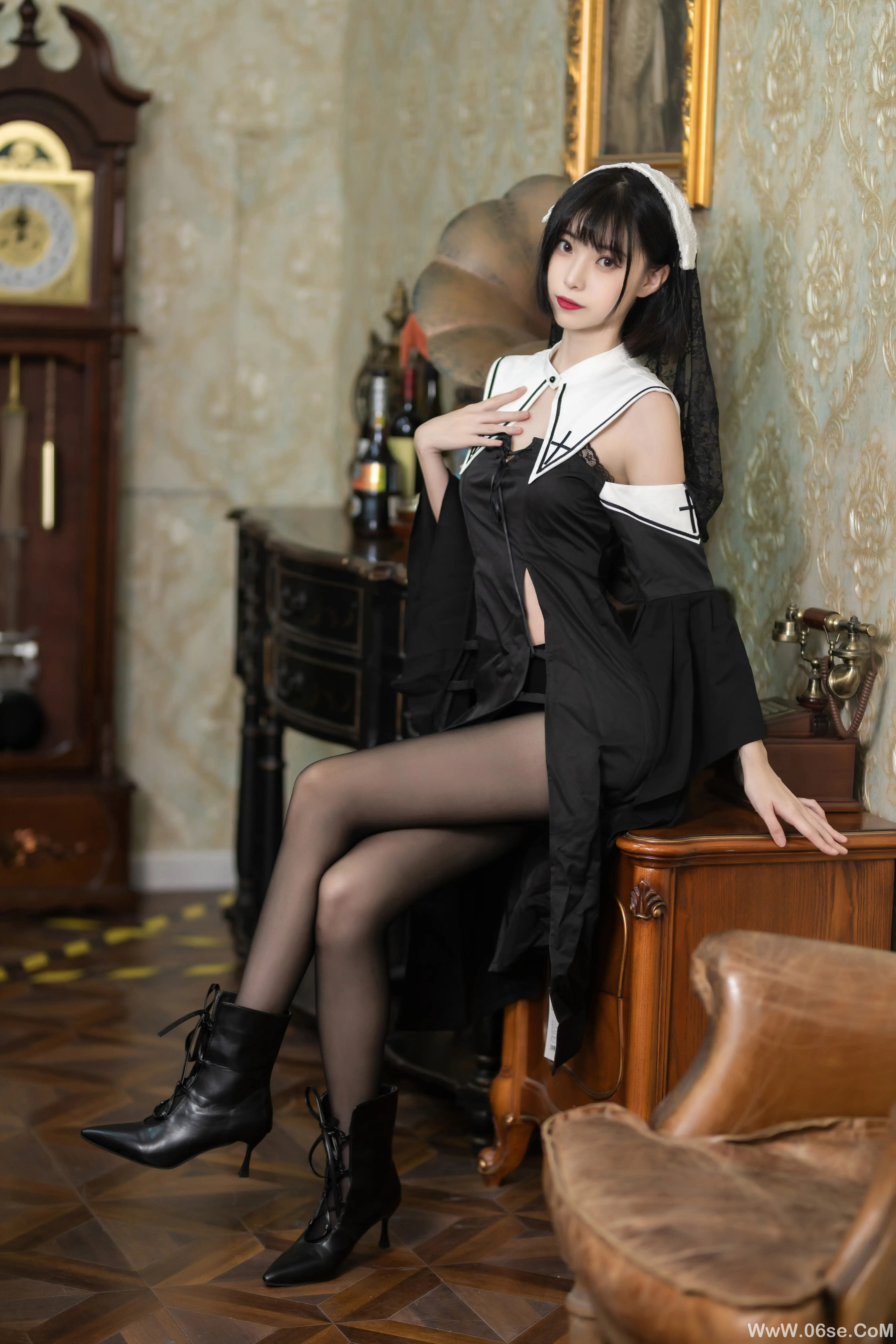 图片[39]-许岚LAN 暗黑修女-六色网