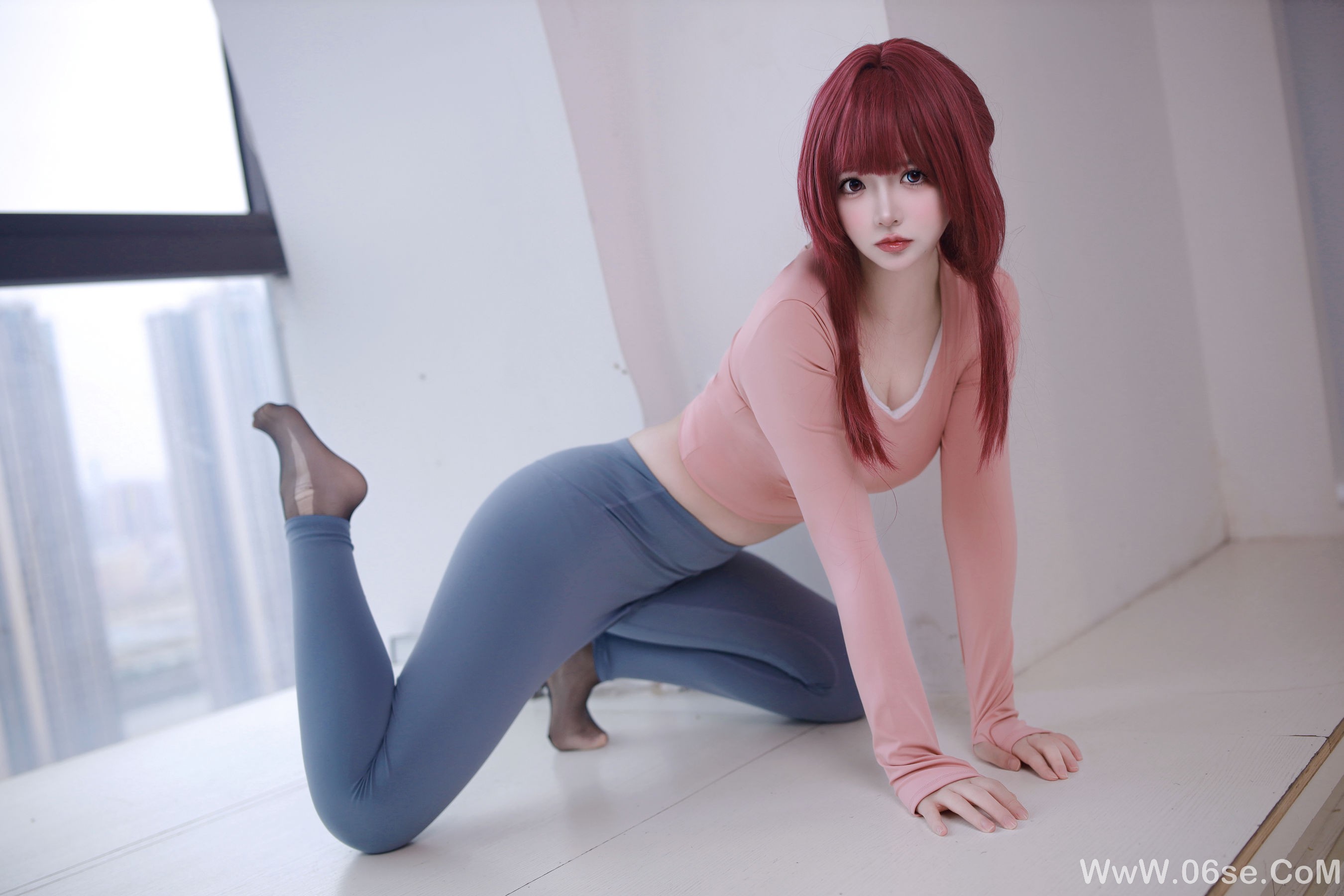 图片[12]-疯猫ss – 瑜伽服 卡芙卡 [58P]-六色网