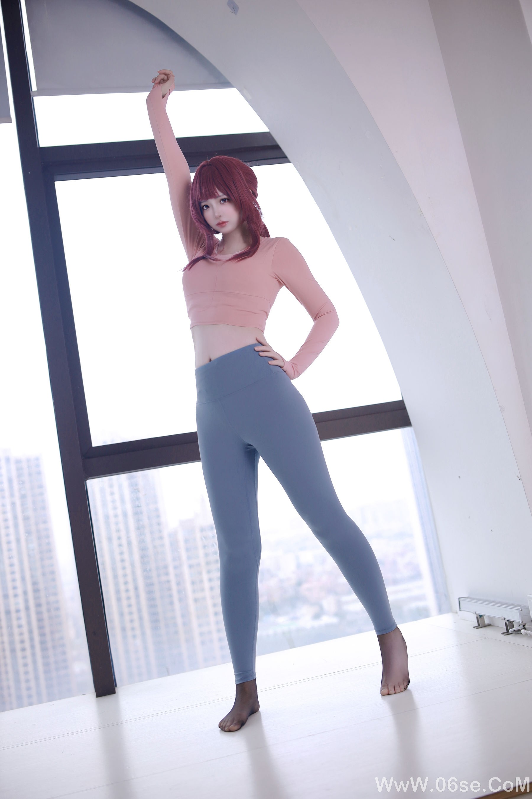 图片[56]-疯猫ss – 瑜伽服 卡芙卡 [58P]-六色网