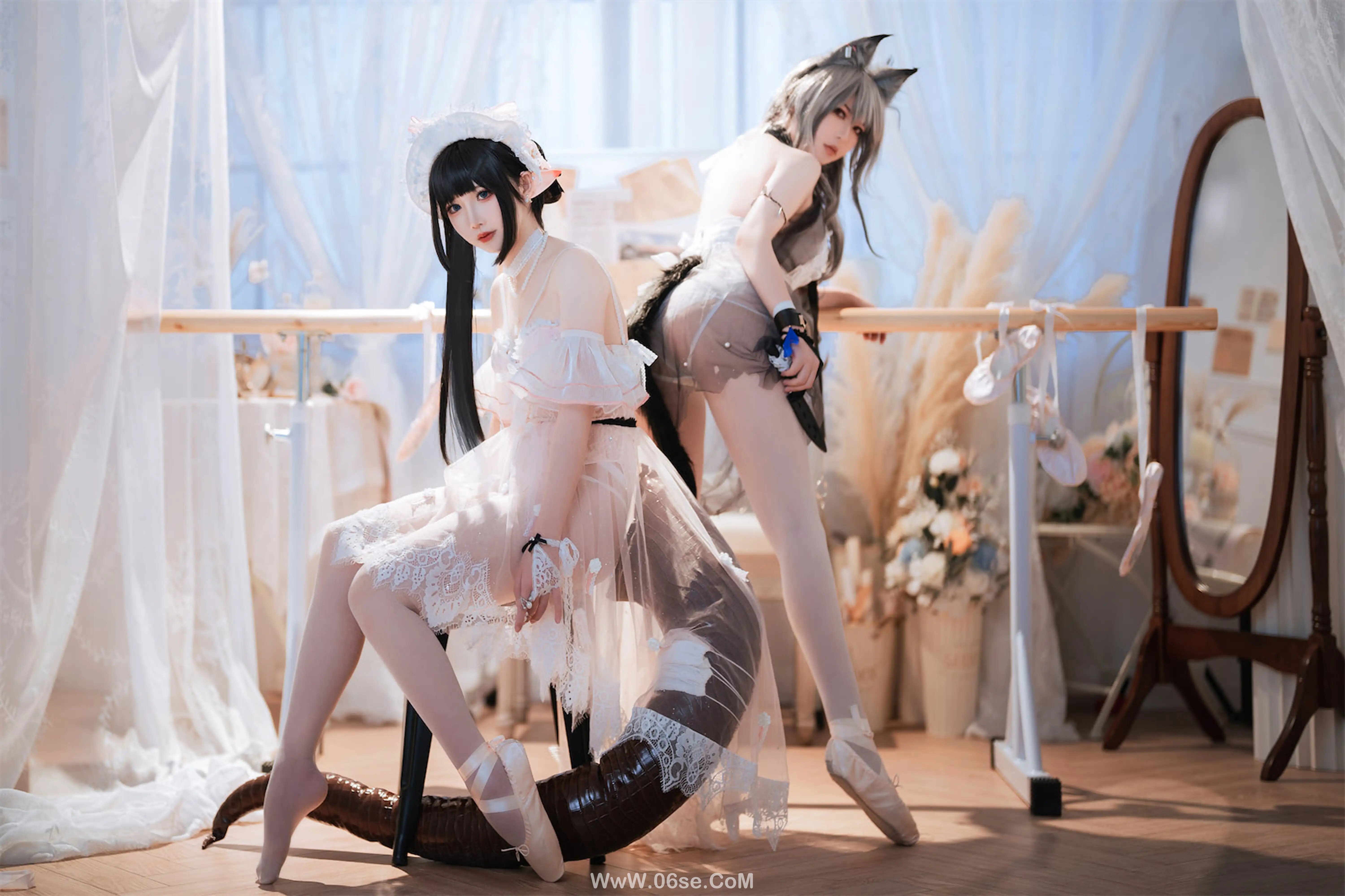 图片[37]-半半子 – Arknights 黑x森蚺バレエ (&面饼仙儿)-六色网