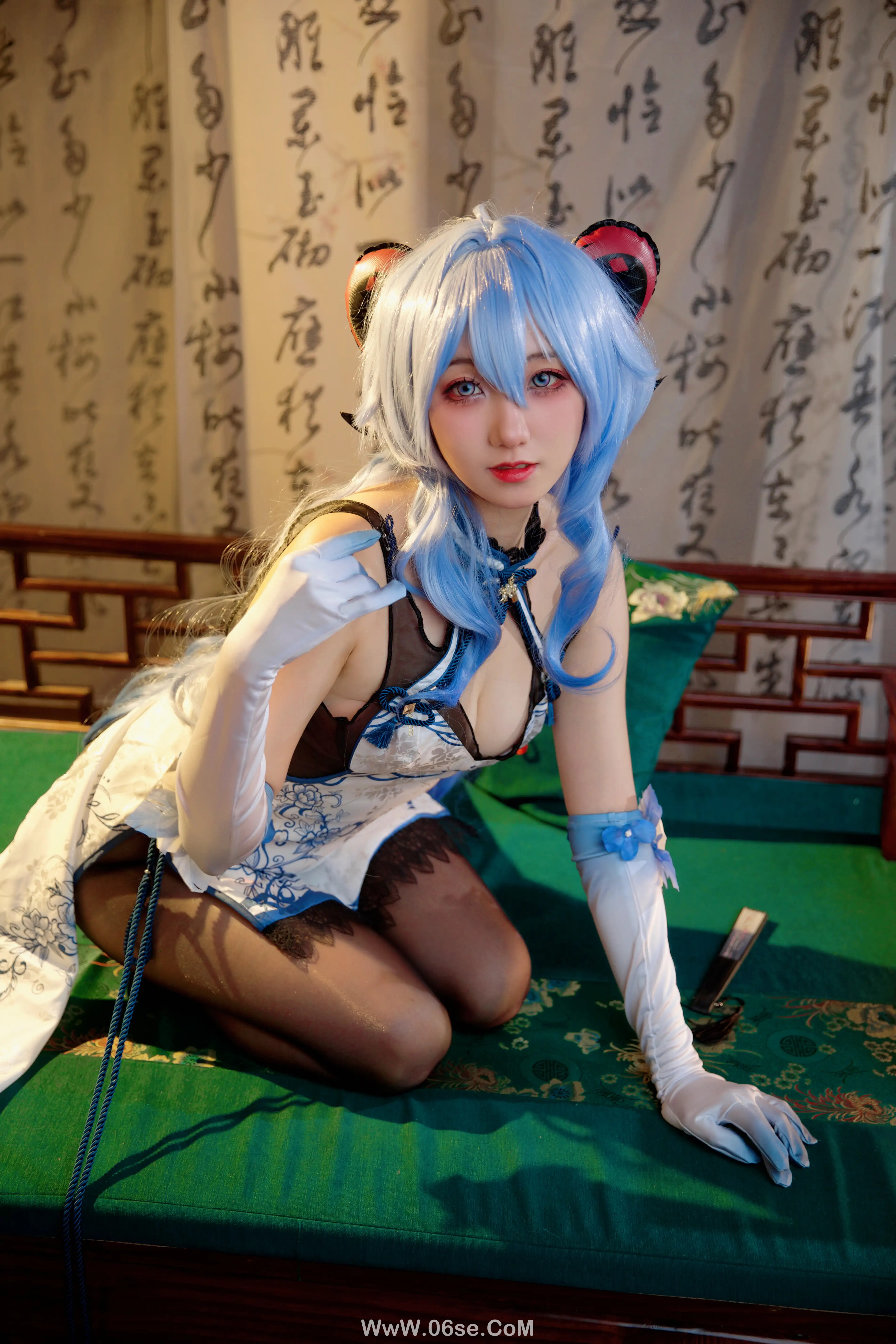 图片[25]-屑雪雪鸭 原神 甘雨青花瓷-六色网