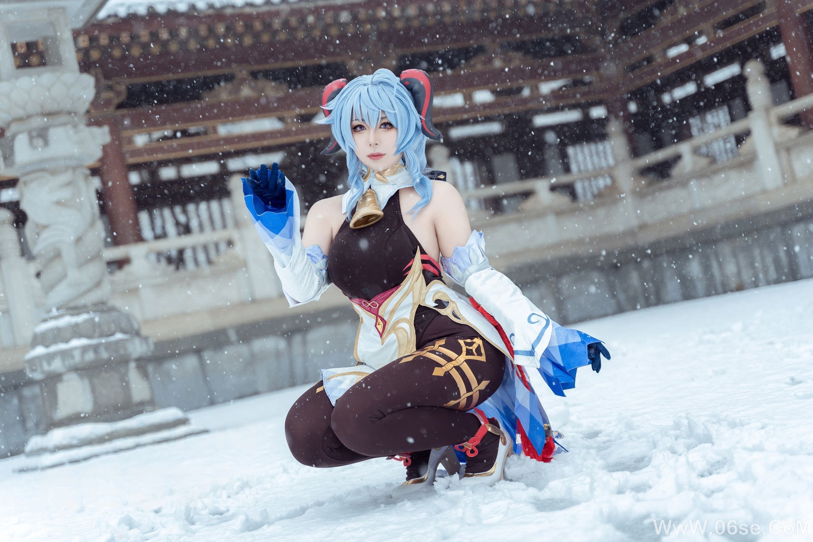 图片[7]-虎森森 – 原神 甘雨 雪景 [42P]-六色网