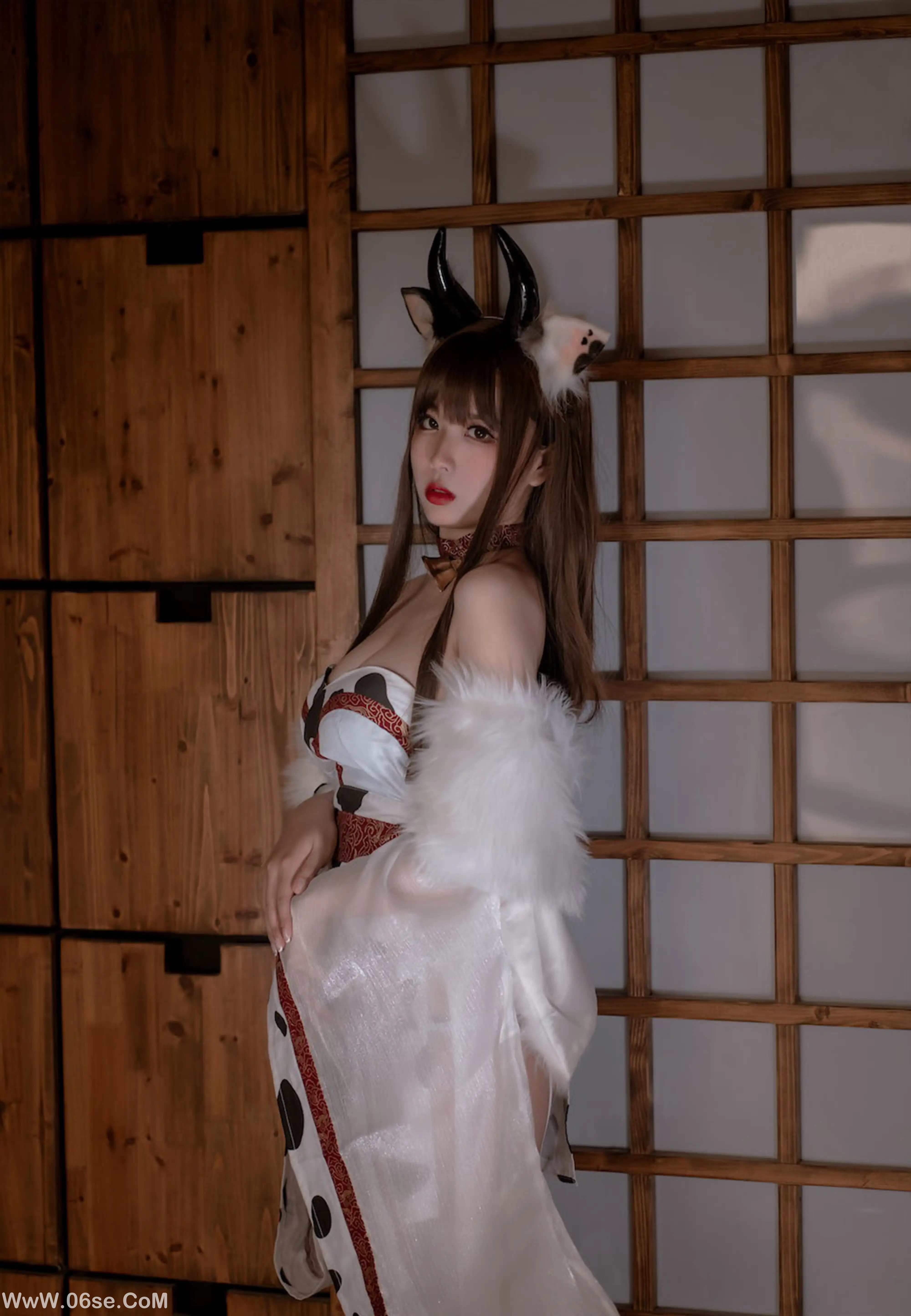 图片[28]-轩萧学姐 牛牛和服-六色网
