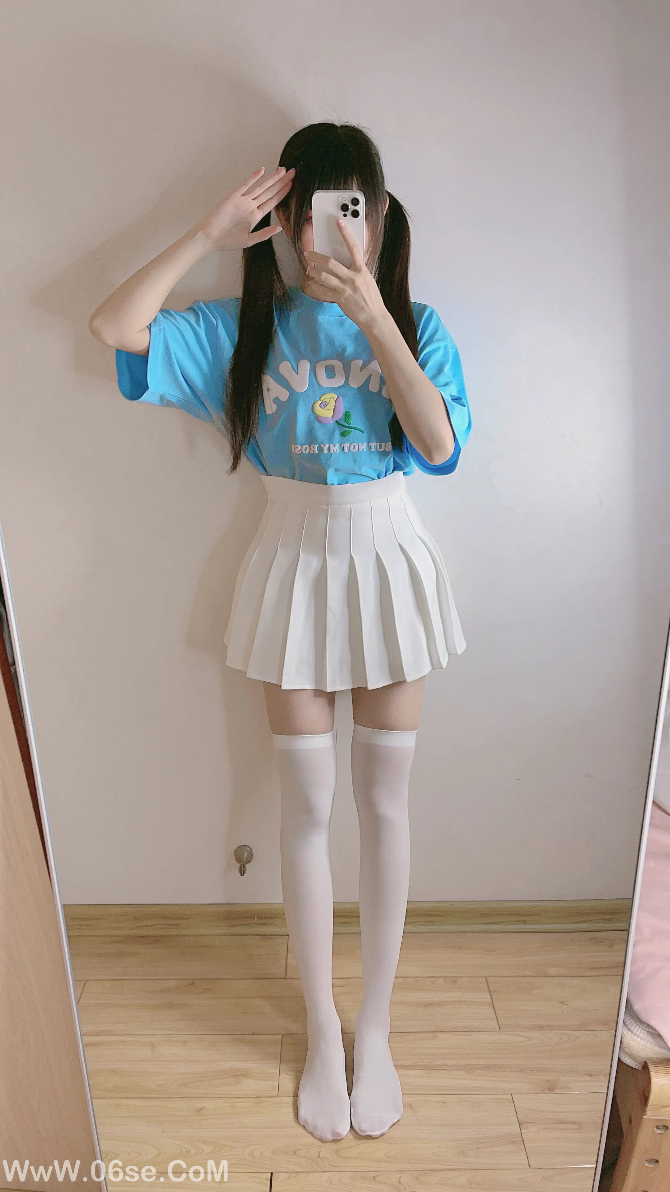 图片[222]-miko酱ww 自拍系列mikoの白丝02-六色网