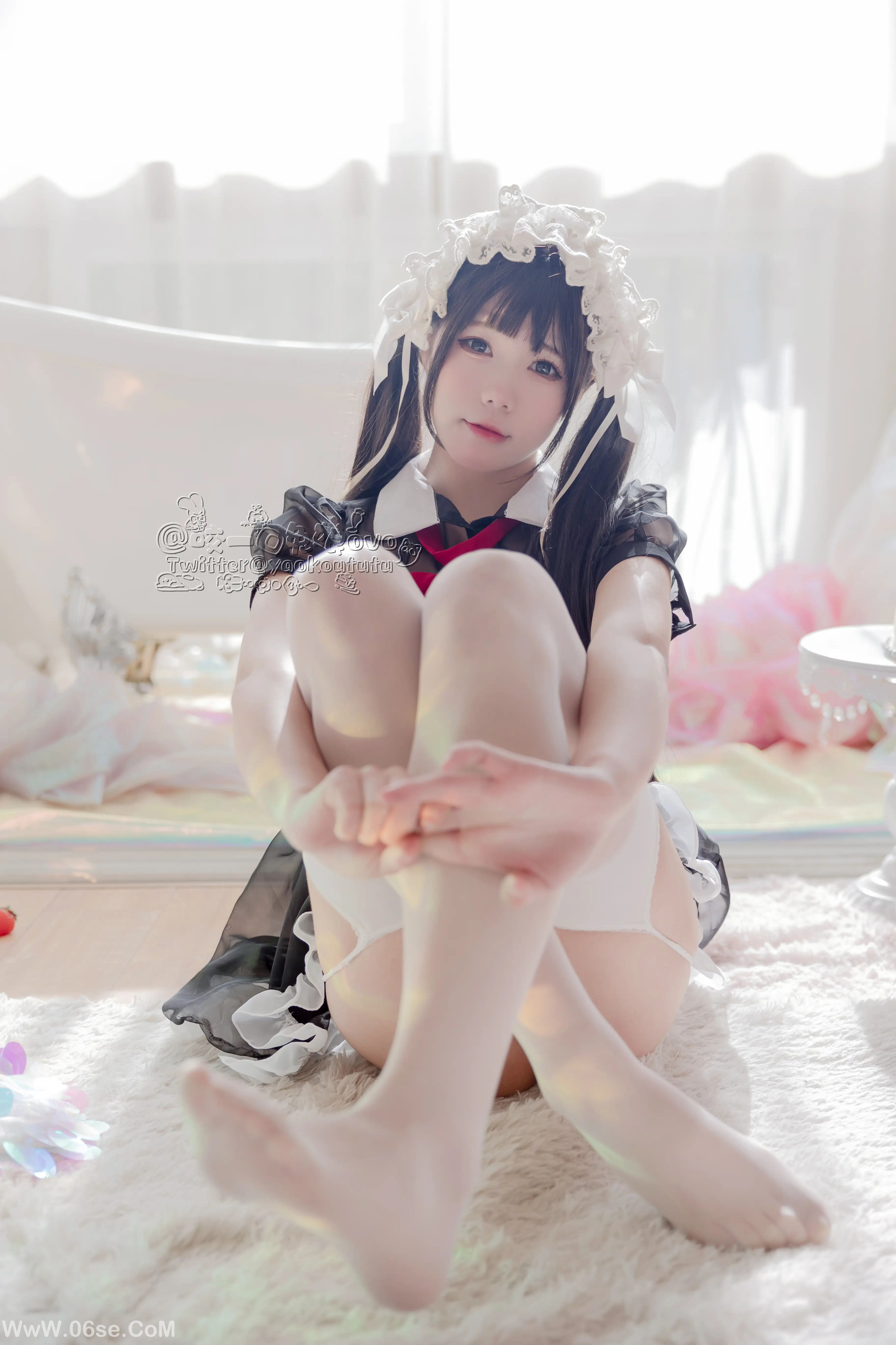图片[26]-咬一口兔娘 黑白女仆-六色网