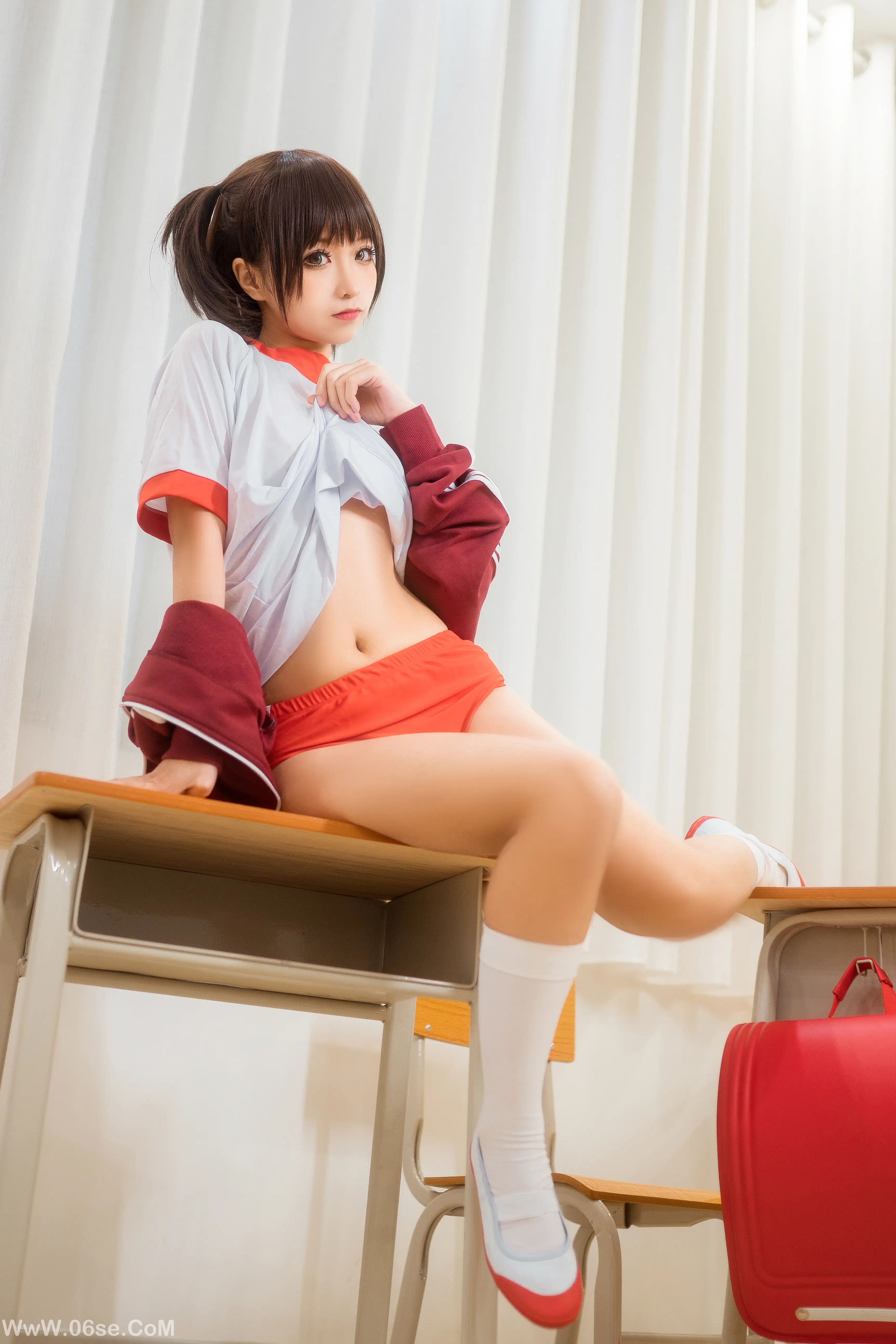图片[26]-蠢沫沫 – 体操服红-六色网