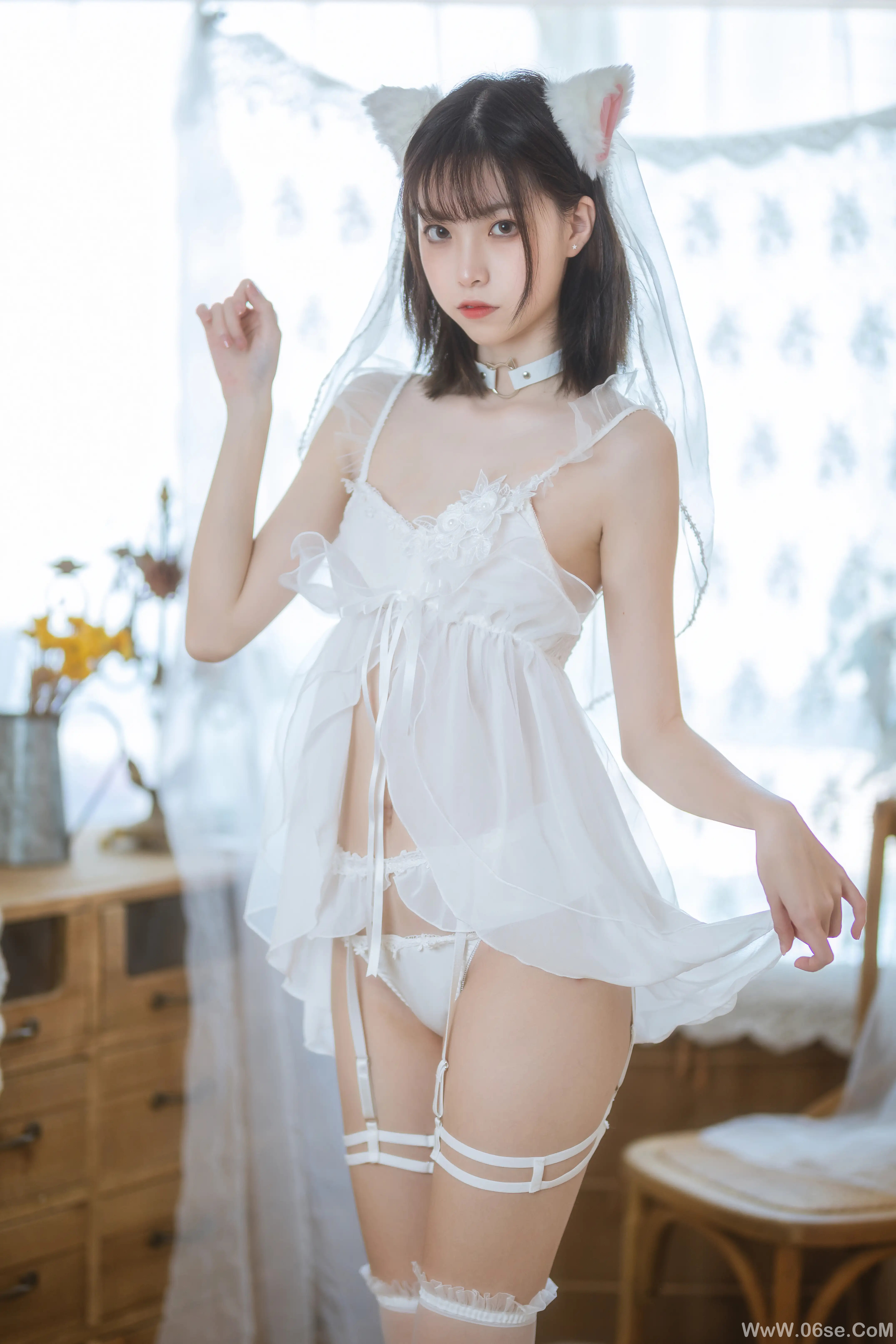 图片[16]-许岚LAN 少女白色裙-六色网