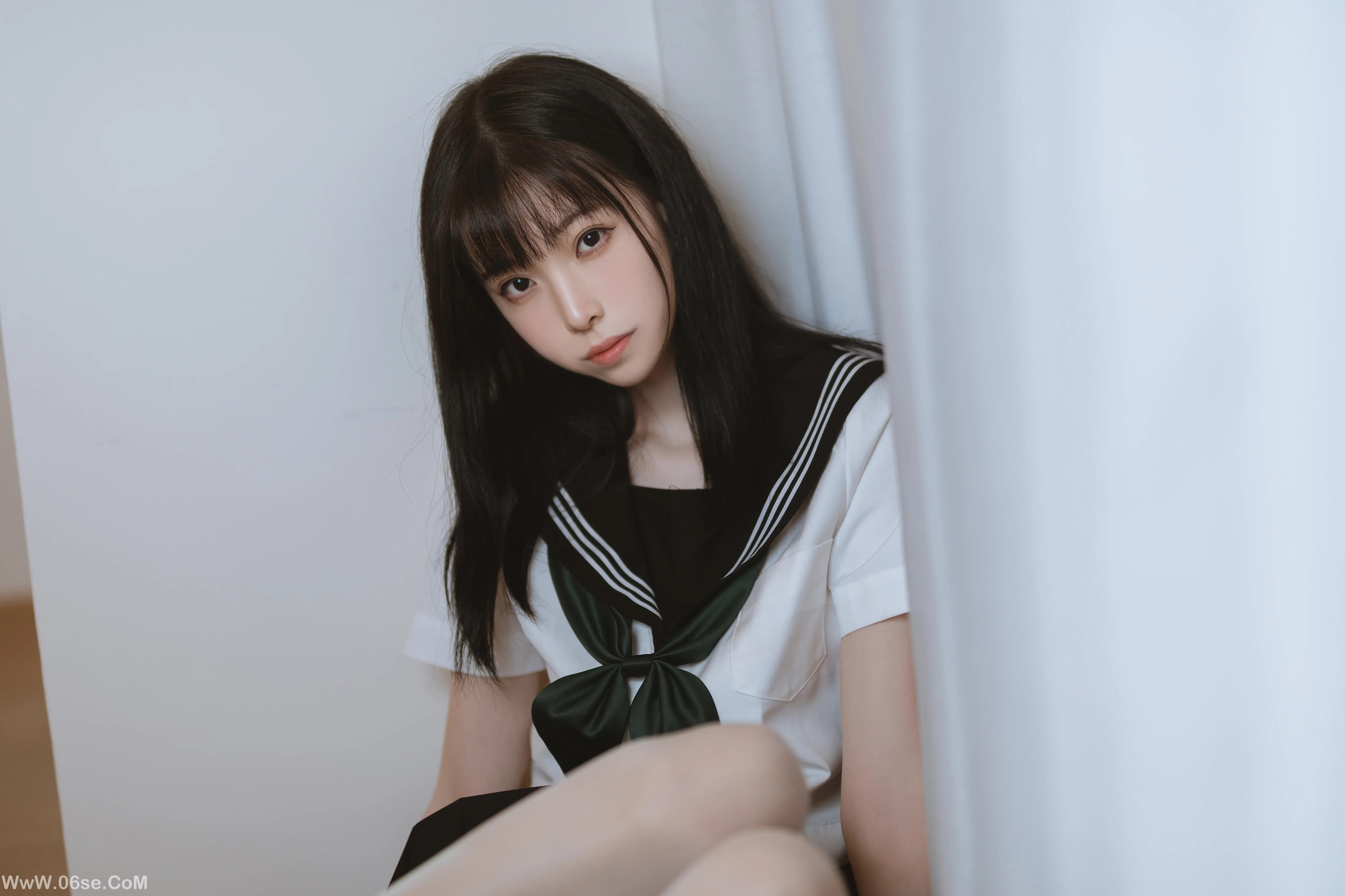 图片[17]-许岚LAN 白丝水手服-六色网