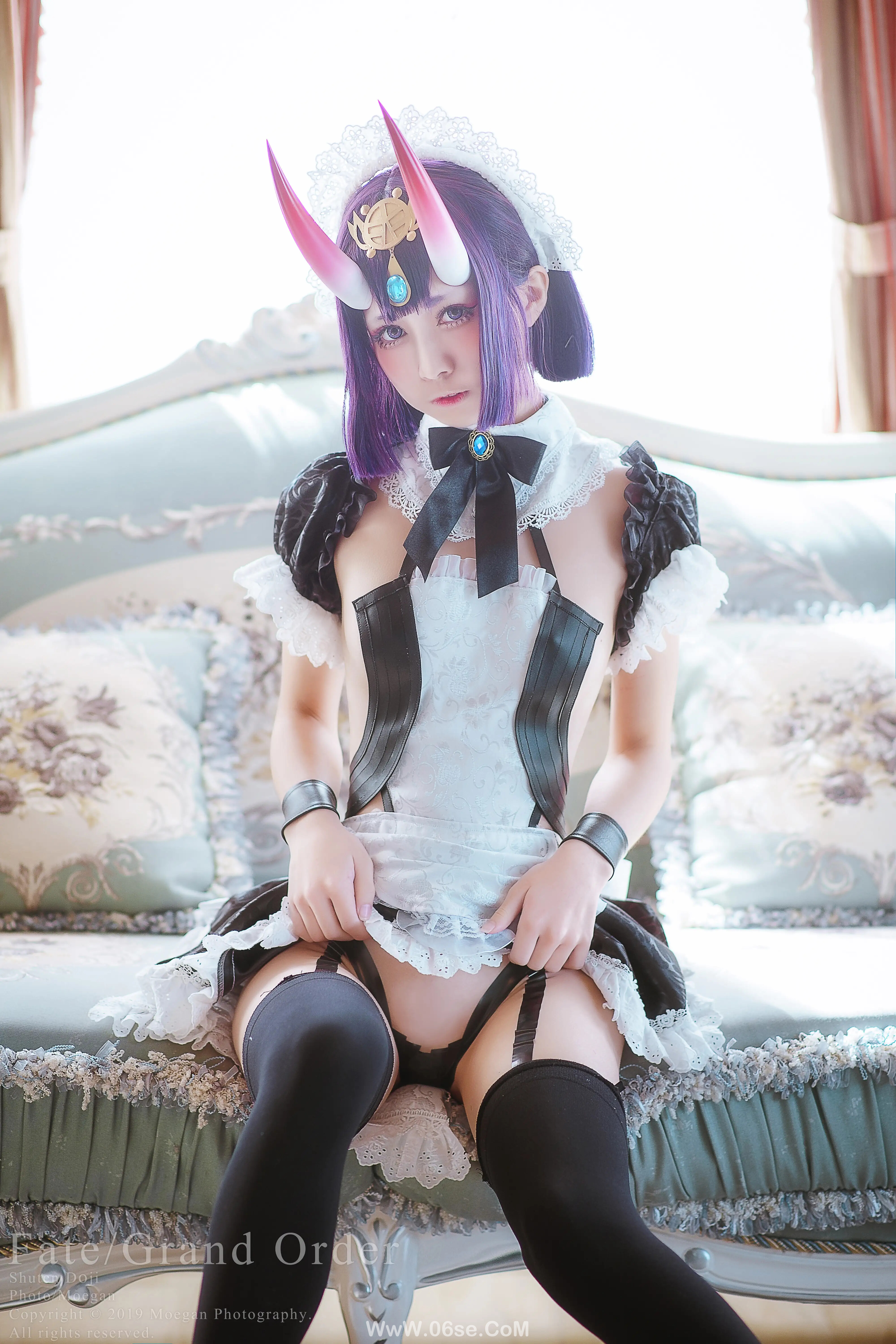 图片[4]-沖田凛花Rinka – Fate Grand Order 酒呑童子 Maid ver-六色网