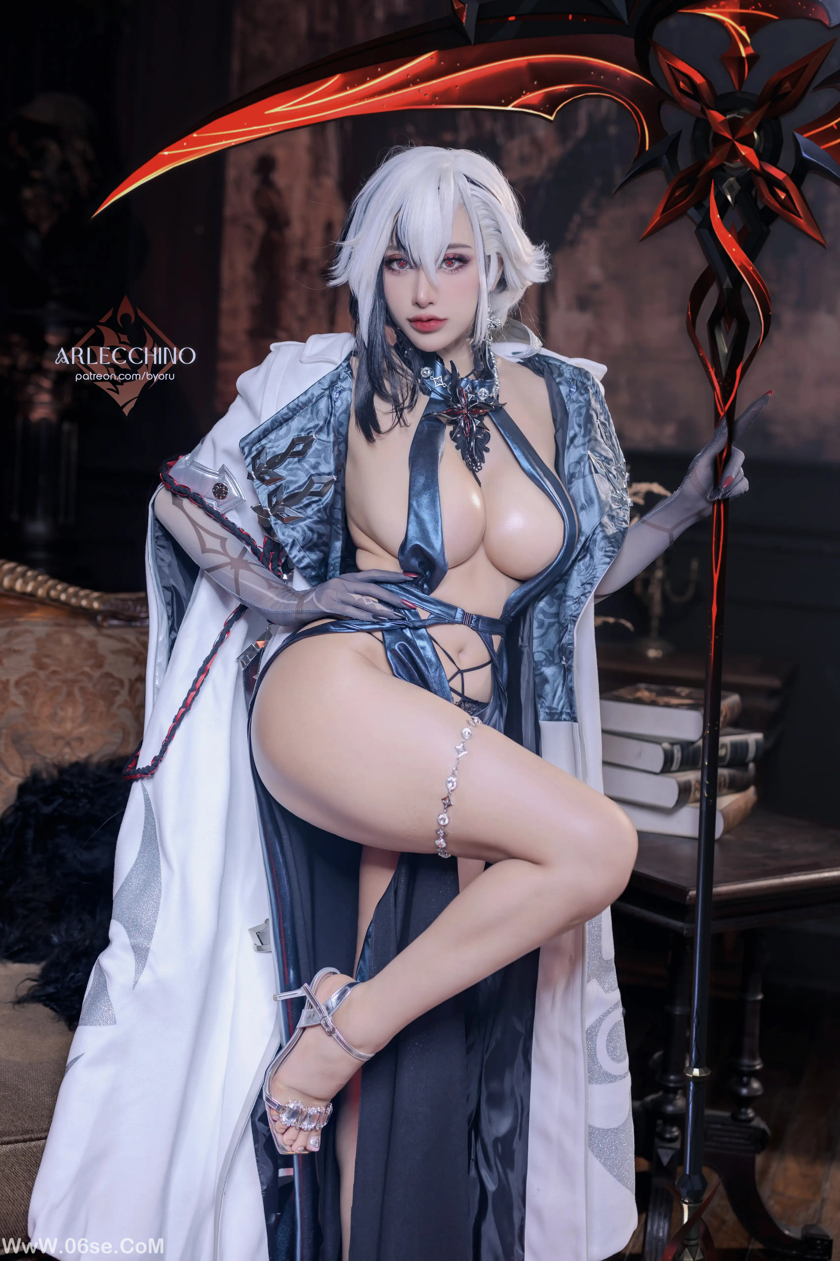 图片[31]-Byoru – Genshin Impact Arlecchino Dress-六色网