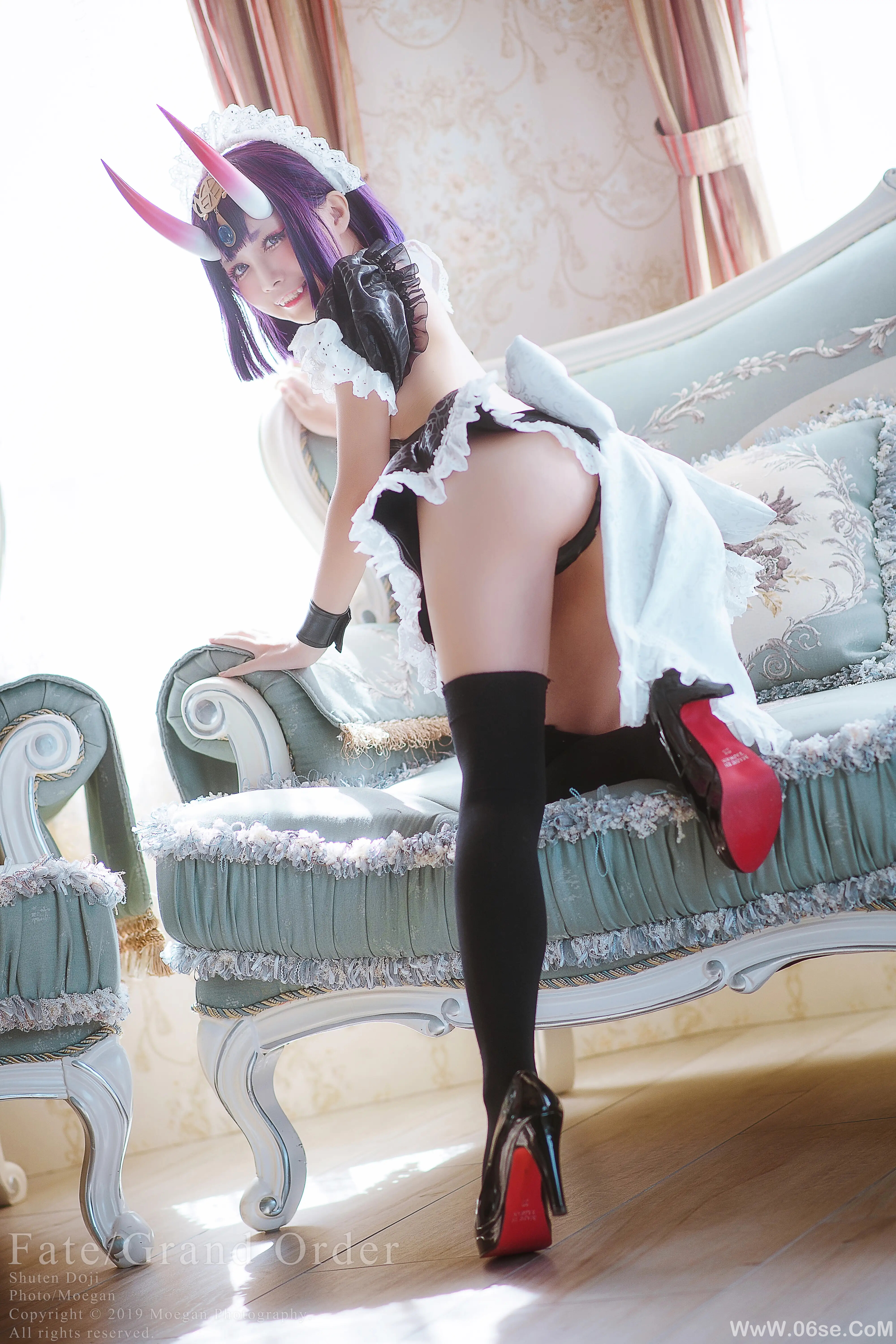 图片[3]-沖田凛花Rinka – Fate Grand Order 酒呑童子 Maid ver-六色网