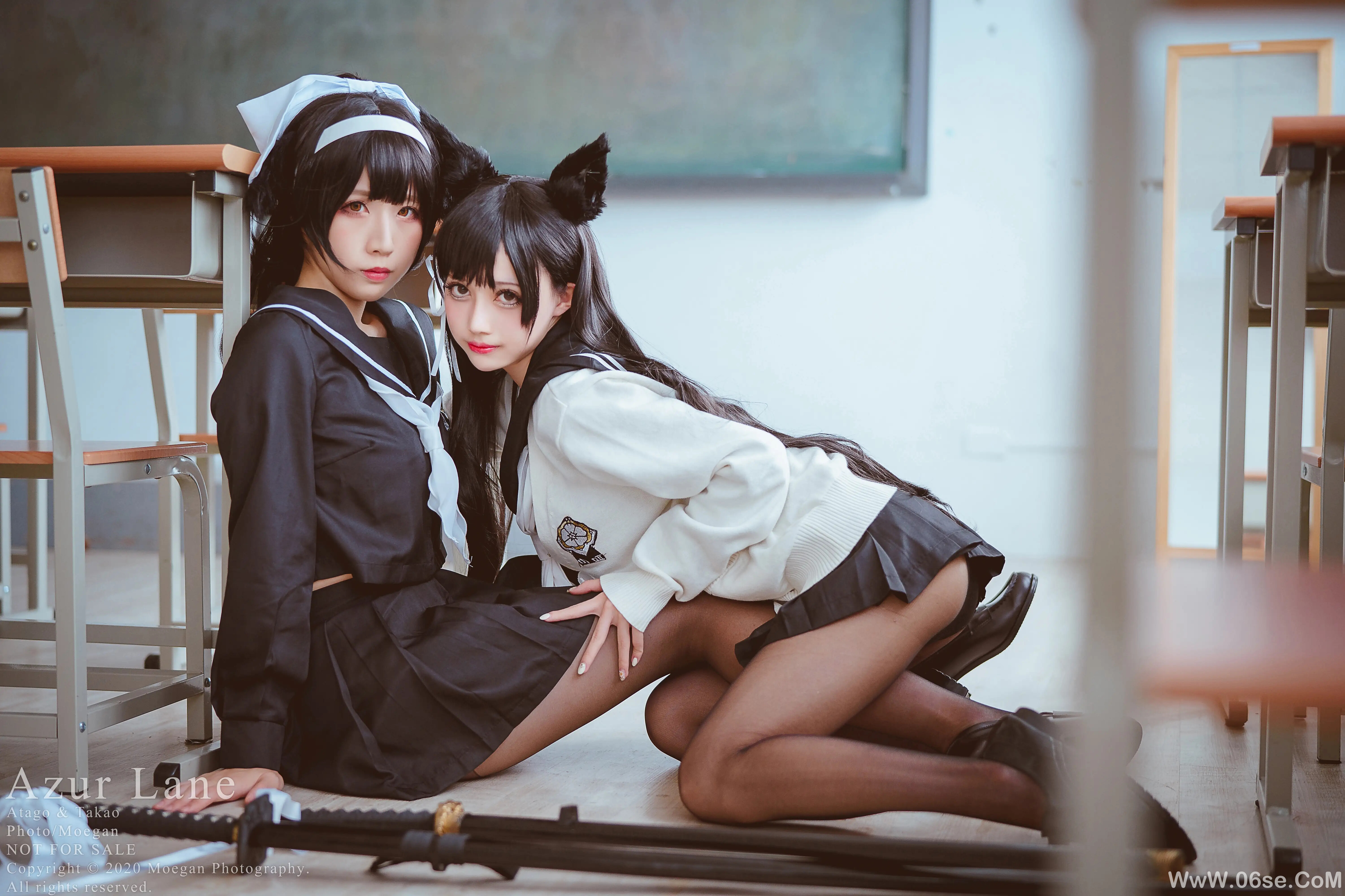 图片[2]-沖田凛花Rinka – Azur Lane 爱宕高雄 Sailor Suit-六色网
