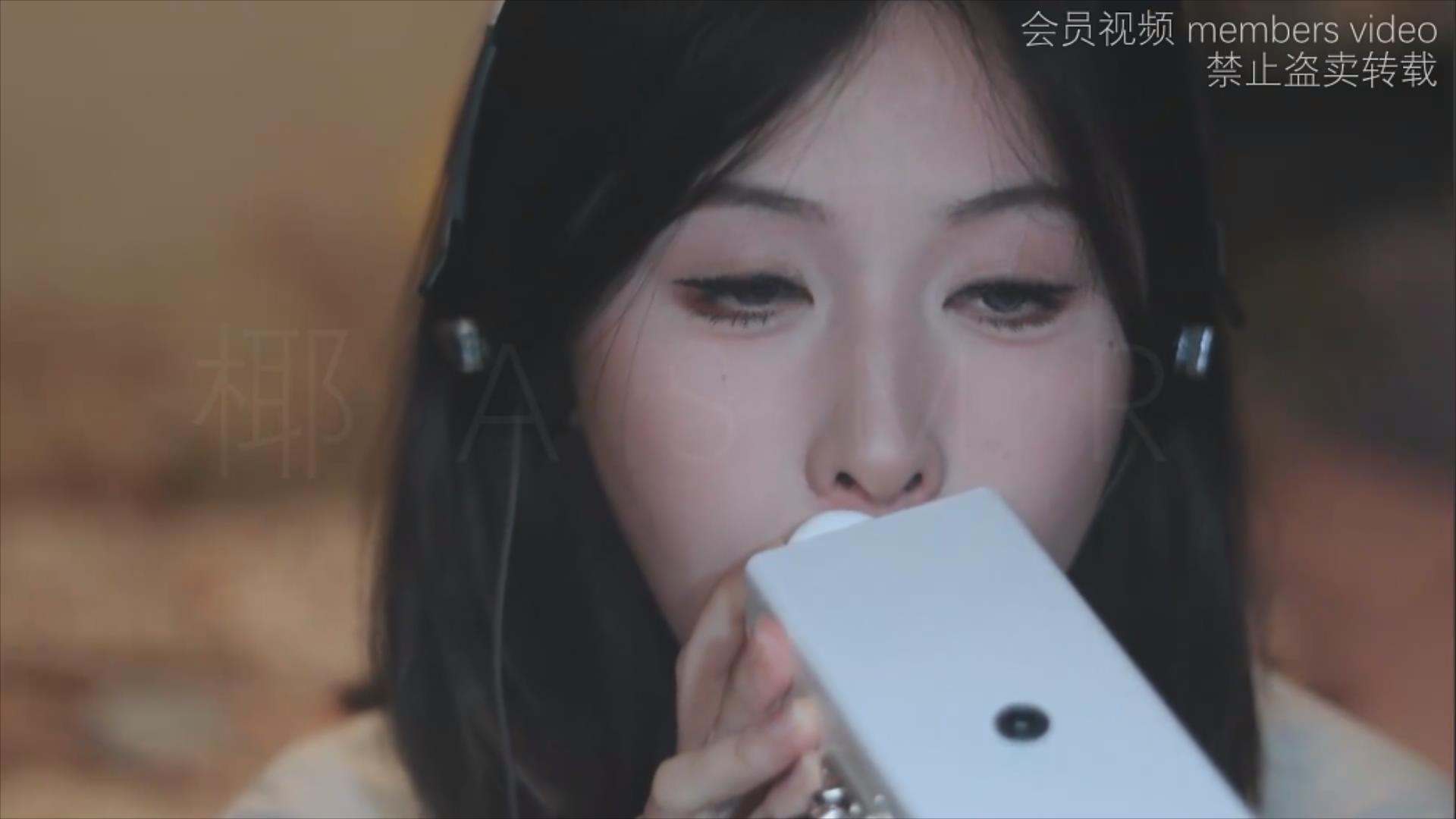 【在线播放】椰子ASMR F 快速天鹅弹舌双耳-asmr小喵