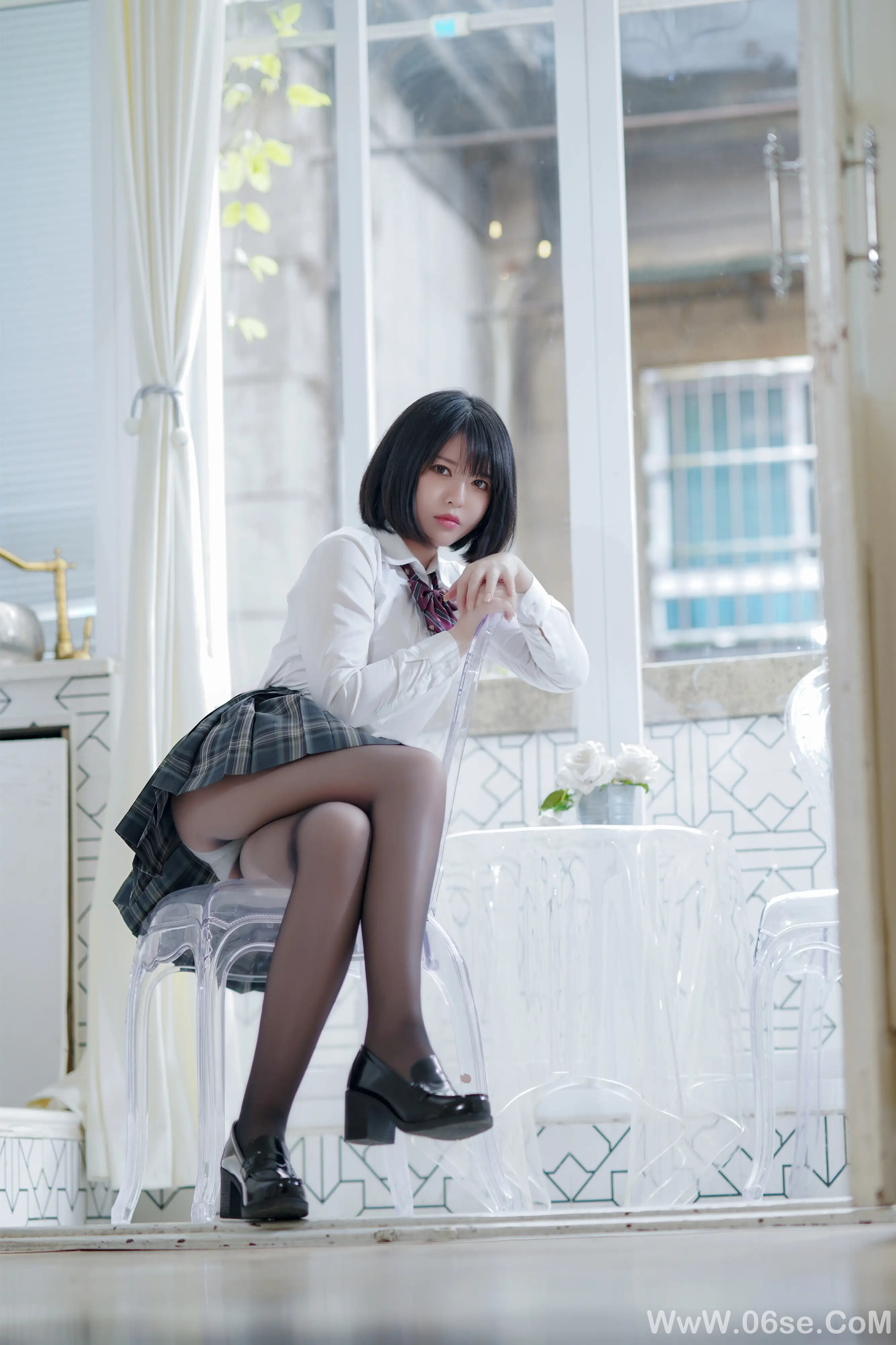 图片[46]-半半子 – 彼女の制服姿が好き-六色网