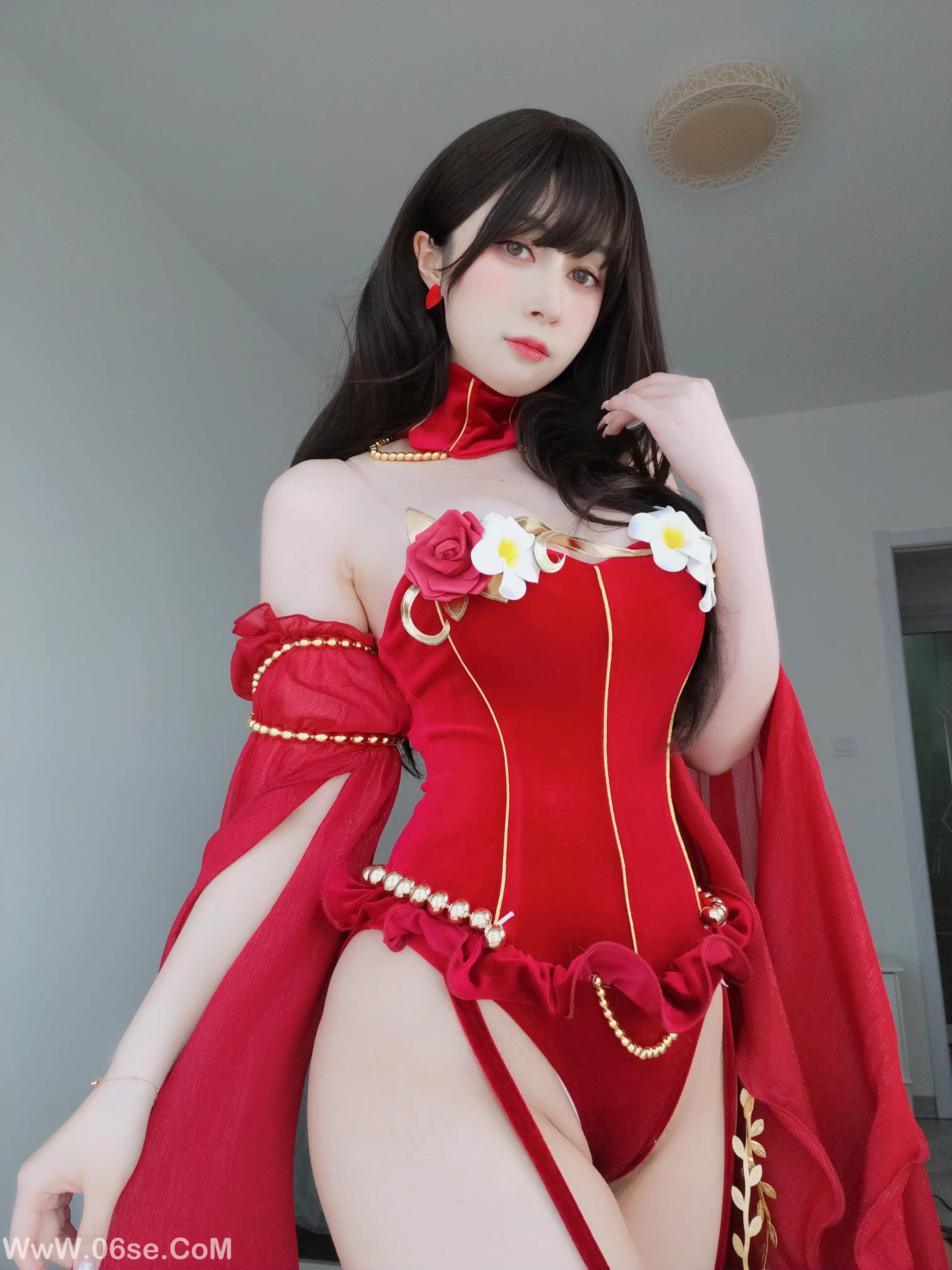 图片[39]-白银81 – 赤いドレス-六色网